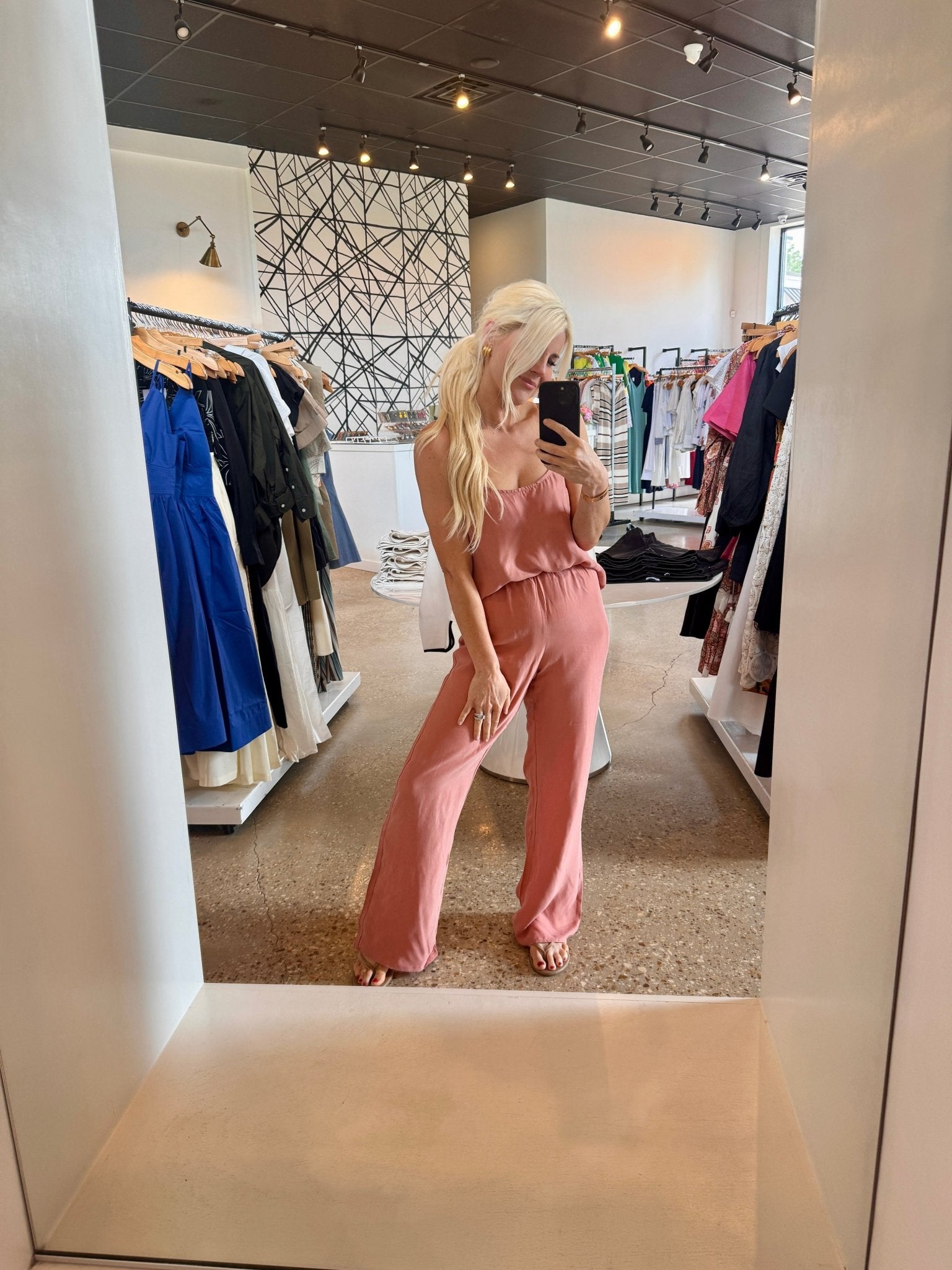 Rose Heritage Elastic Waist Pant - Amor Lafayette