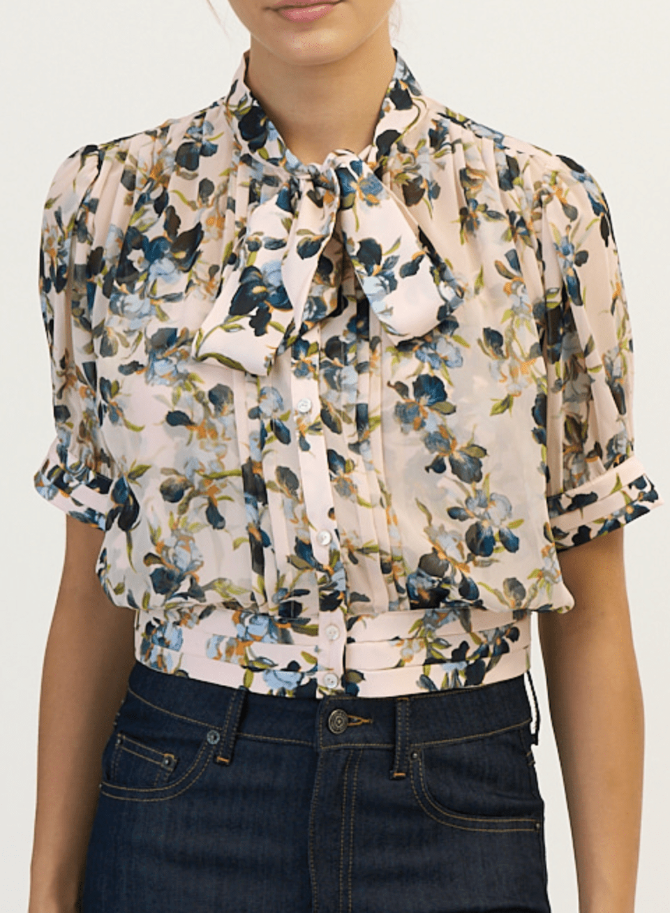 Rosy Cloud Multi Trailing Iris Caty Top - Amor Lafayette