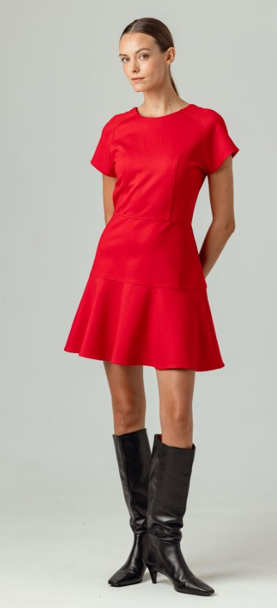 Rouge Alina Dress - Amor Lafayette