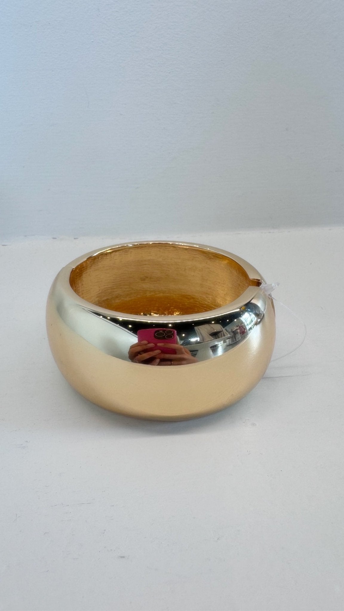 Roxy Statement Bangle: Gold - Amor Lafayette