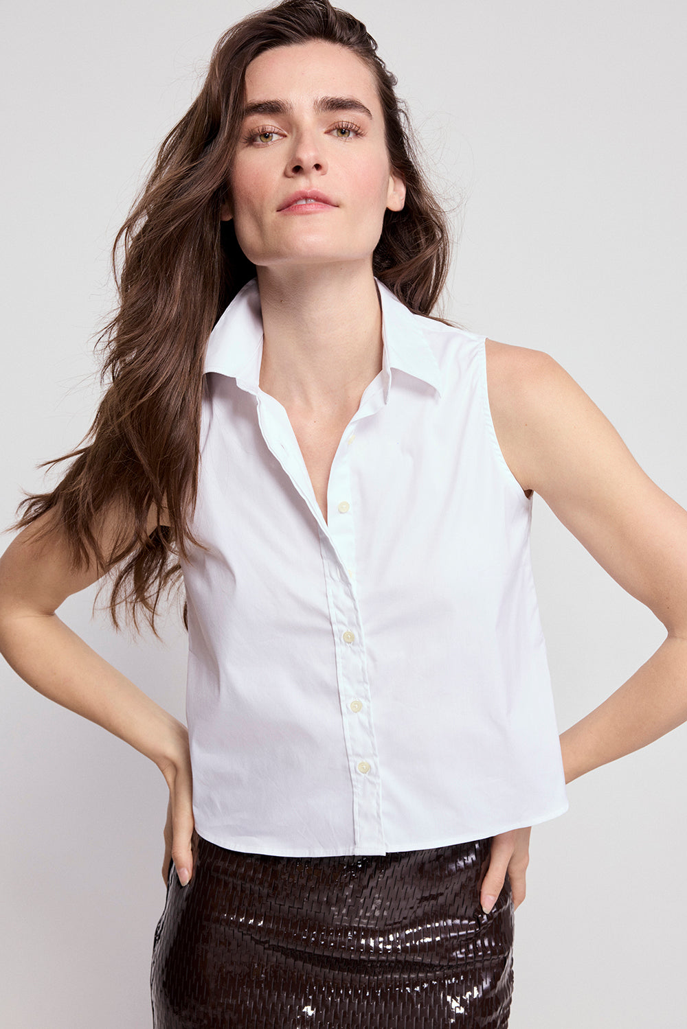 The Boxy Sleeveless Shirt