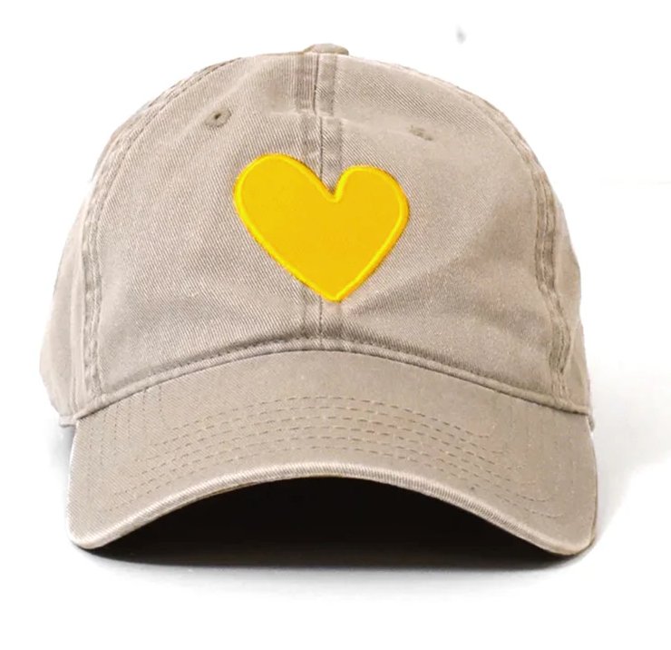 Sand Heart Patch Baseball Hat - Amor Lafayette