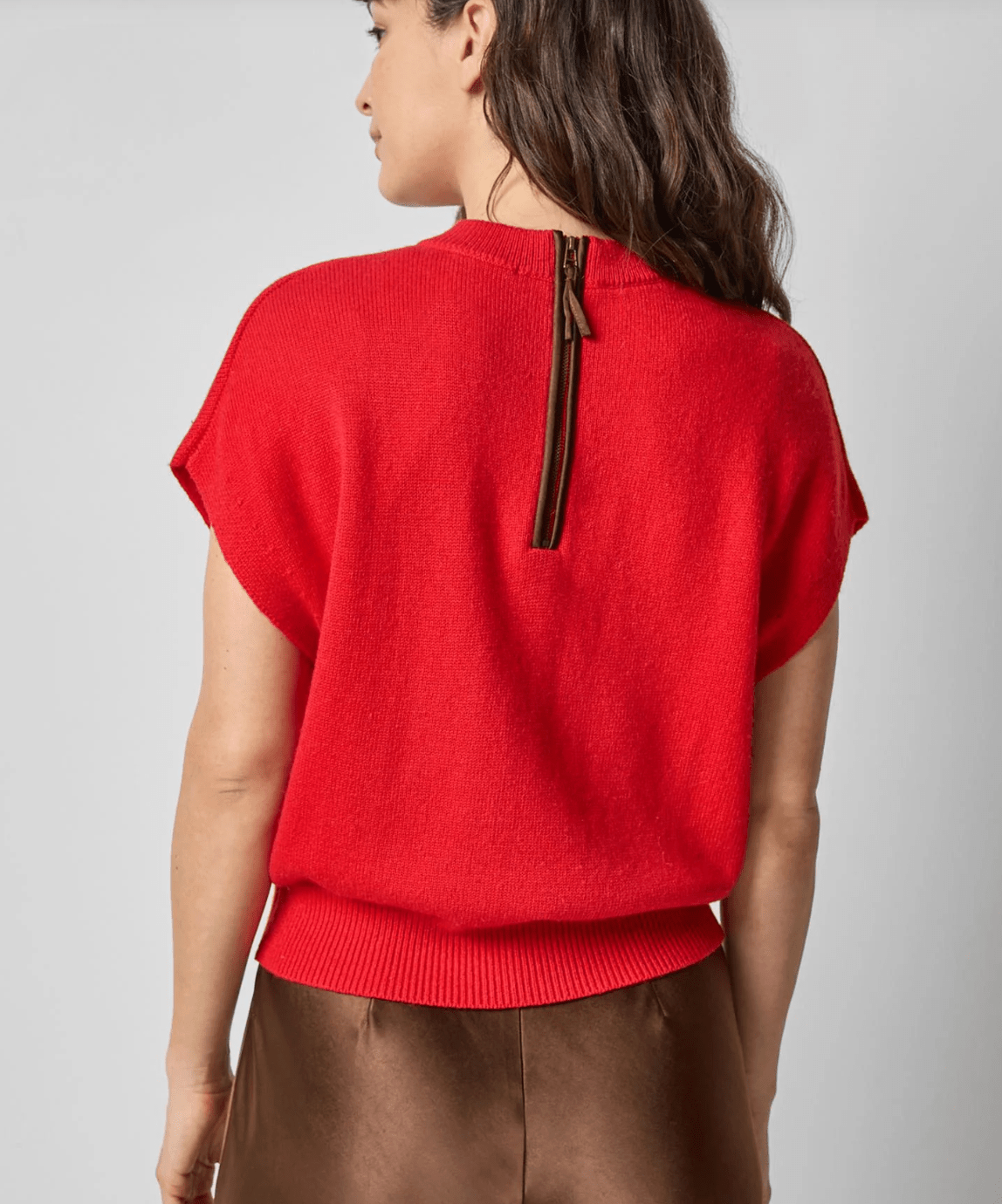 Scarlet Banded Sweater - Amor Lafayette