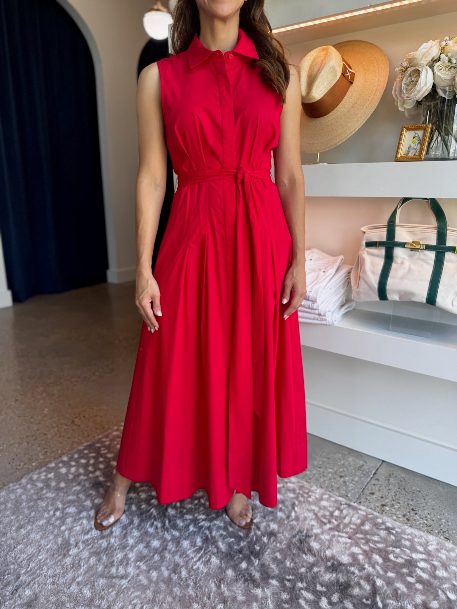 Scarlet Genny Belted Dress - Amor Lafayette