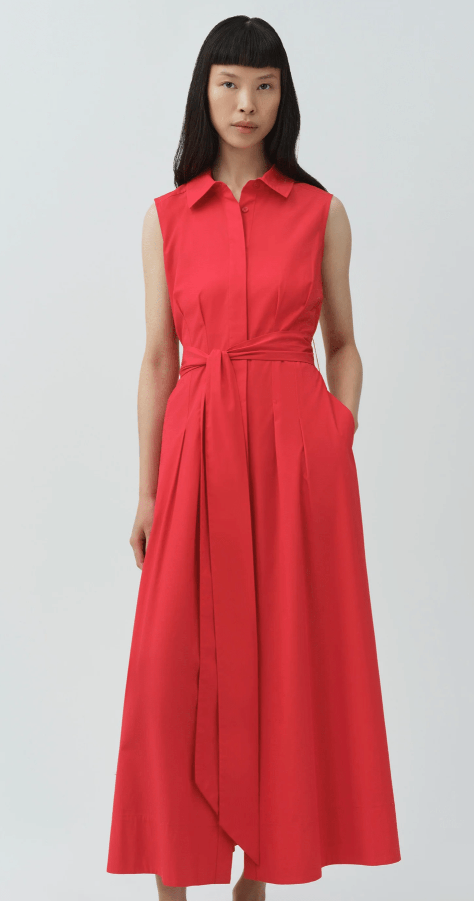 Scarlet Genny Belted Dress - Amor Lafayette