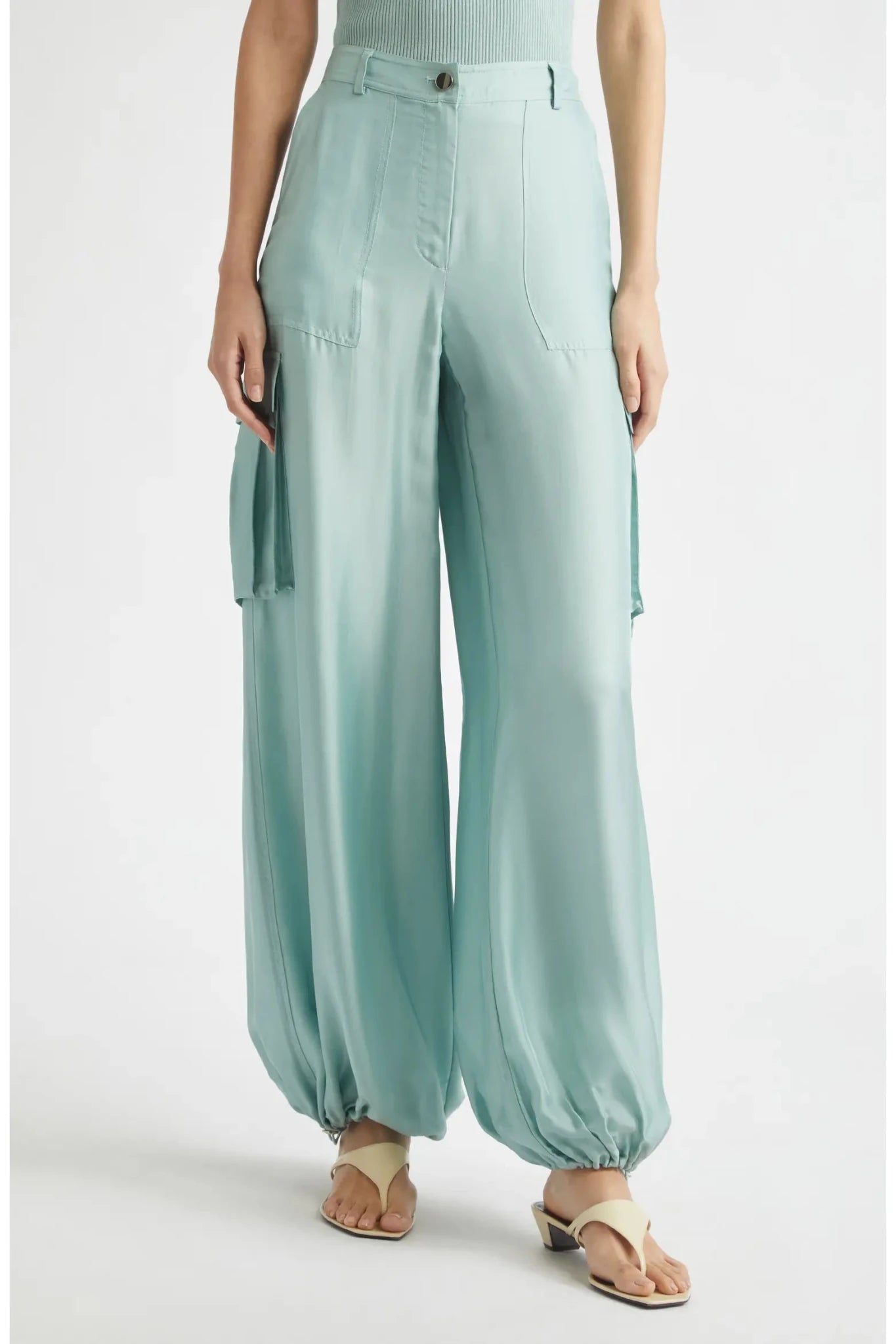 Sea Breeze James Mid Rise Wide Leg Cargo - Amor Lafayette