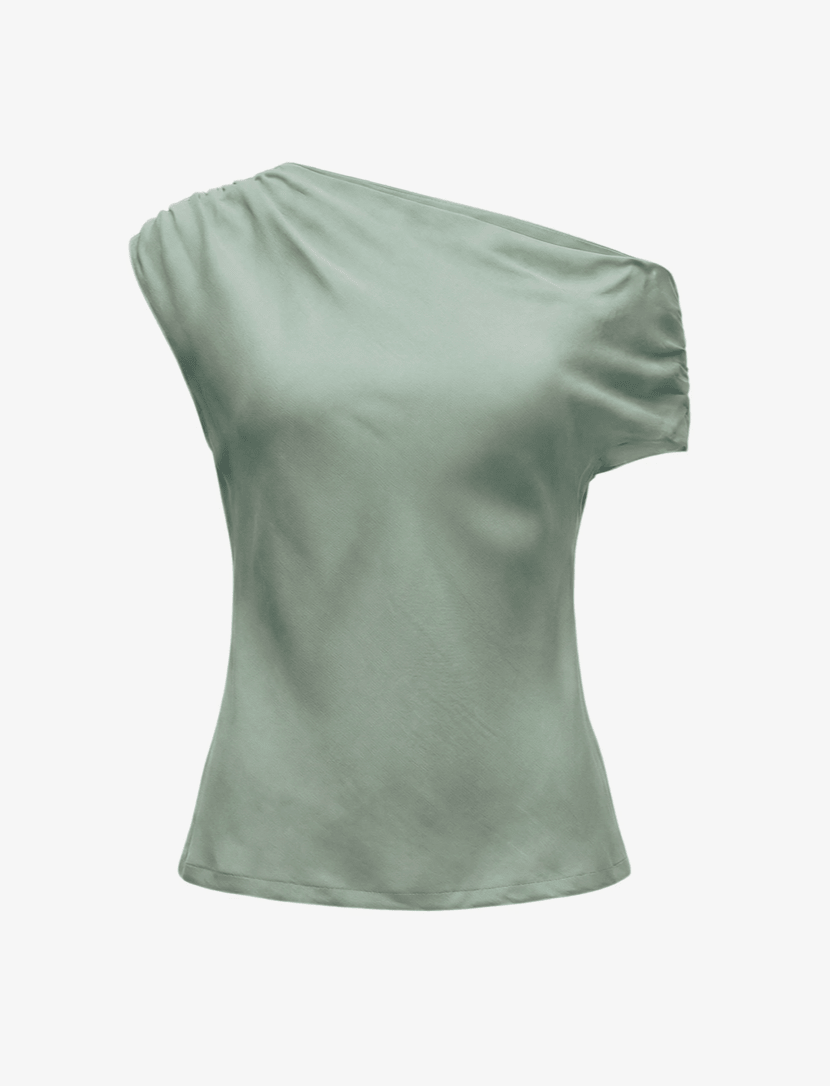 Sea Breeze Veda Off the Shoulder Draped Top - Amor Lafayette
