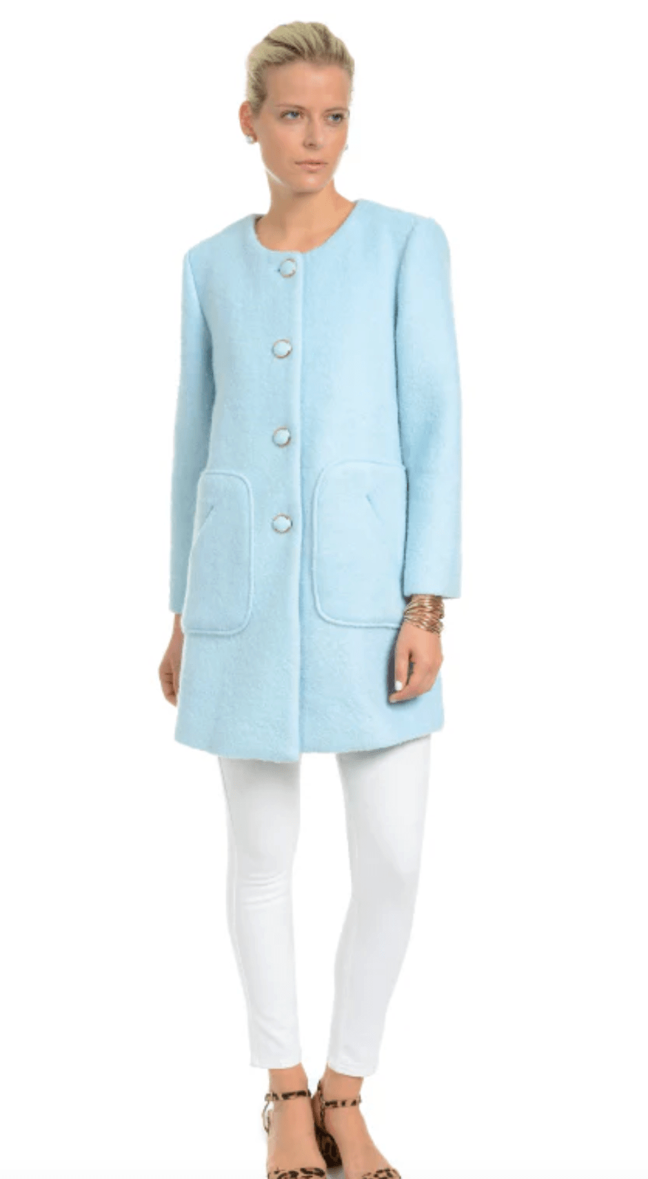 Seafoam Jackie Coat - Amor Lafayette