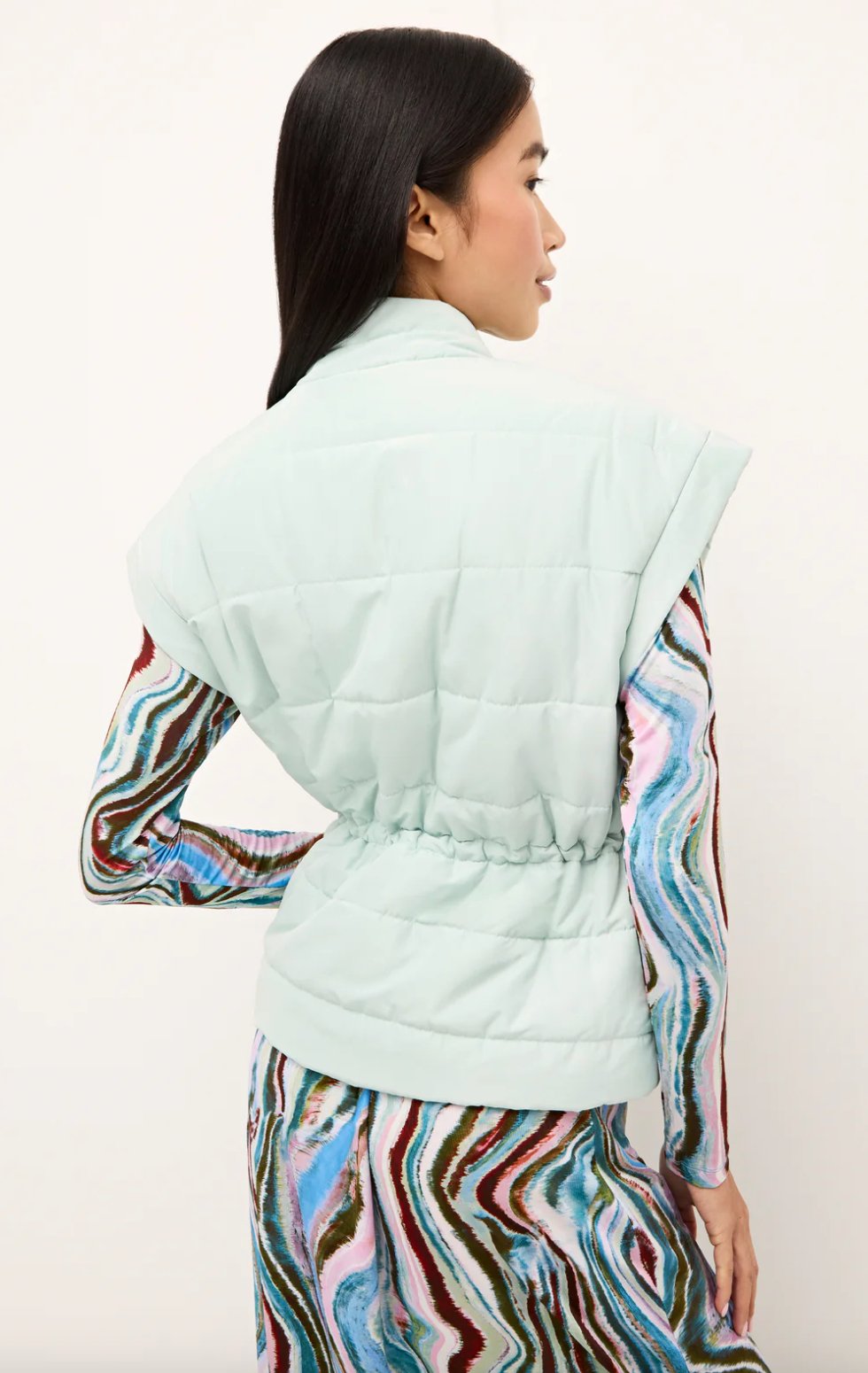 Seafoam Lyndon Vest - Amor Lafayette