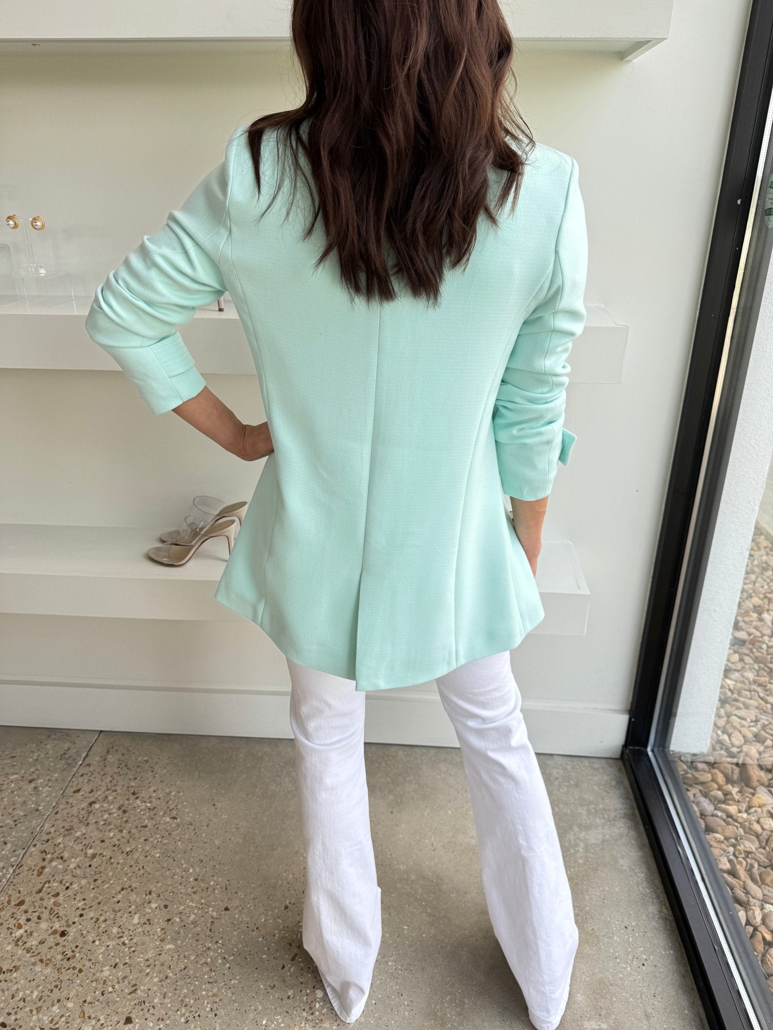 Seafoam Madison Jacket - Amor Lafayette