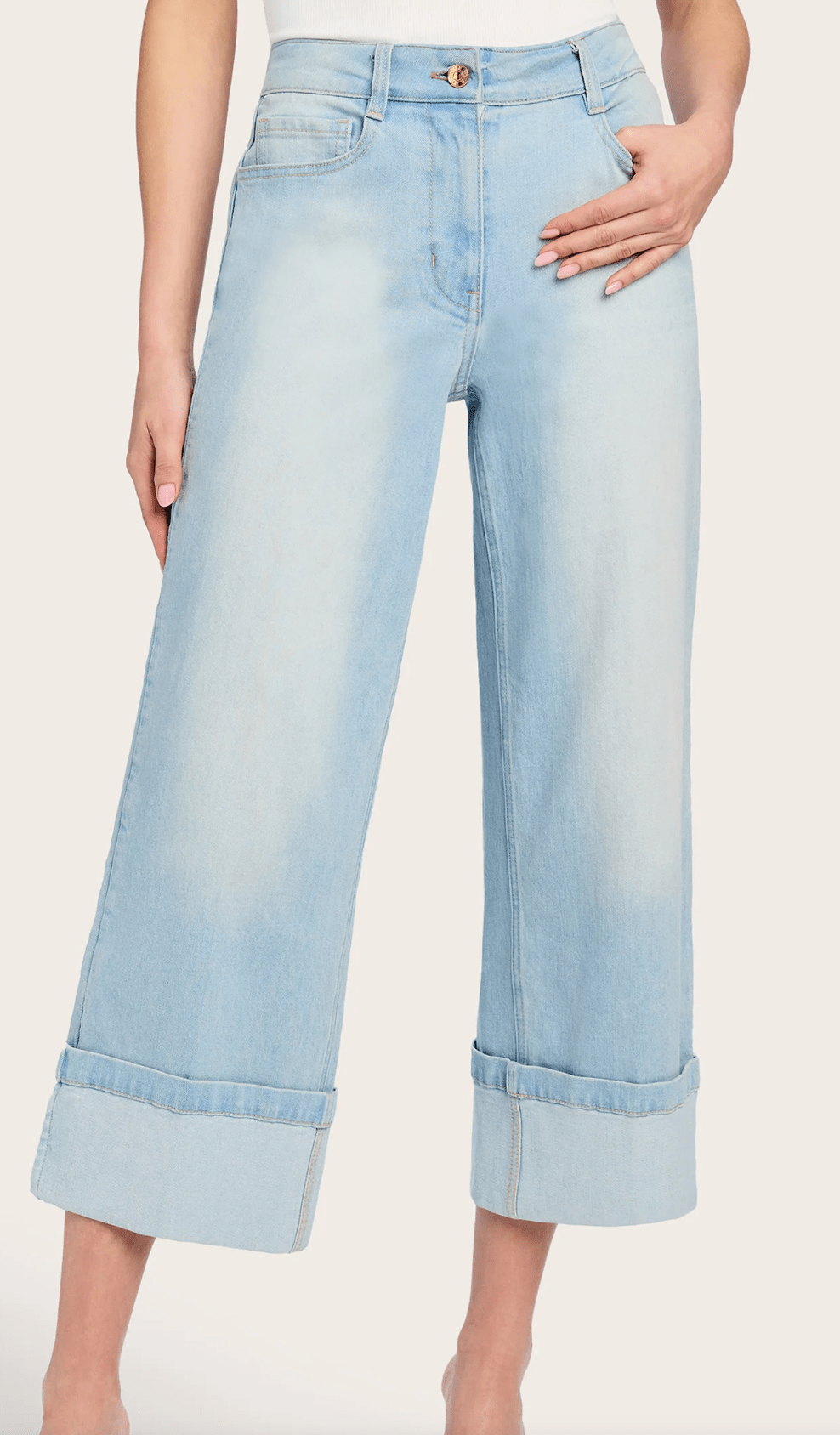 Sky Blue Eros Denim Pant - Amor Lafayette
