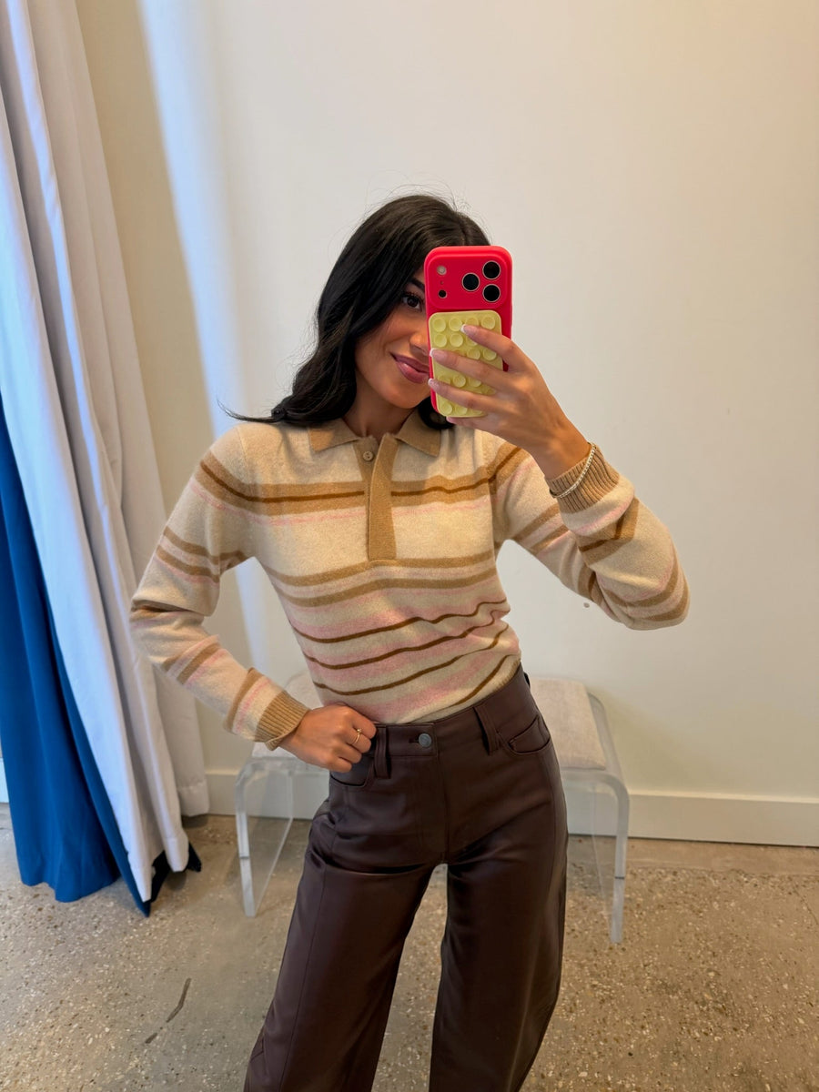 SLIM FIT STRIPEY POLO