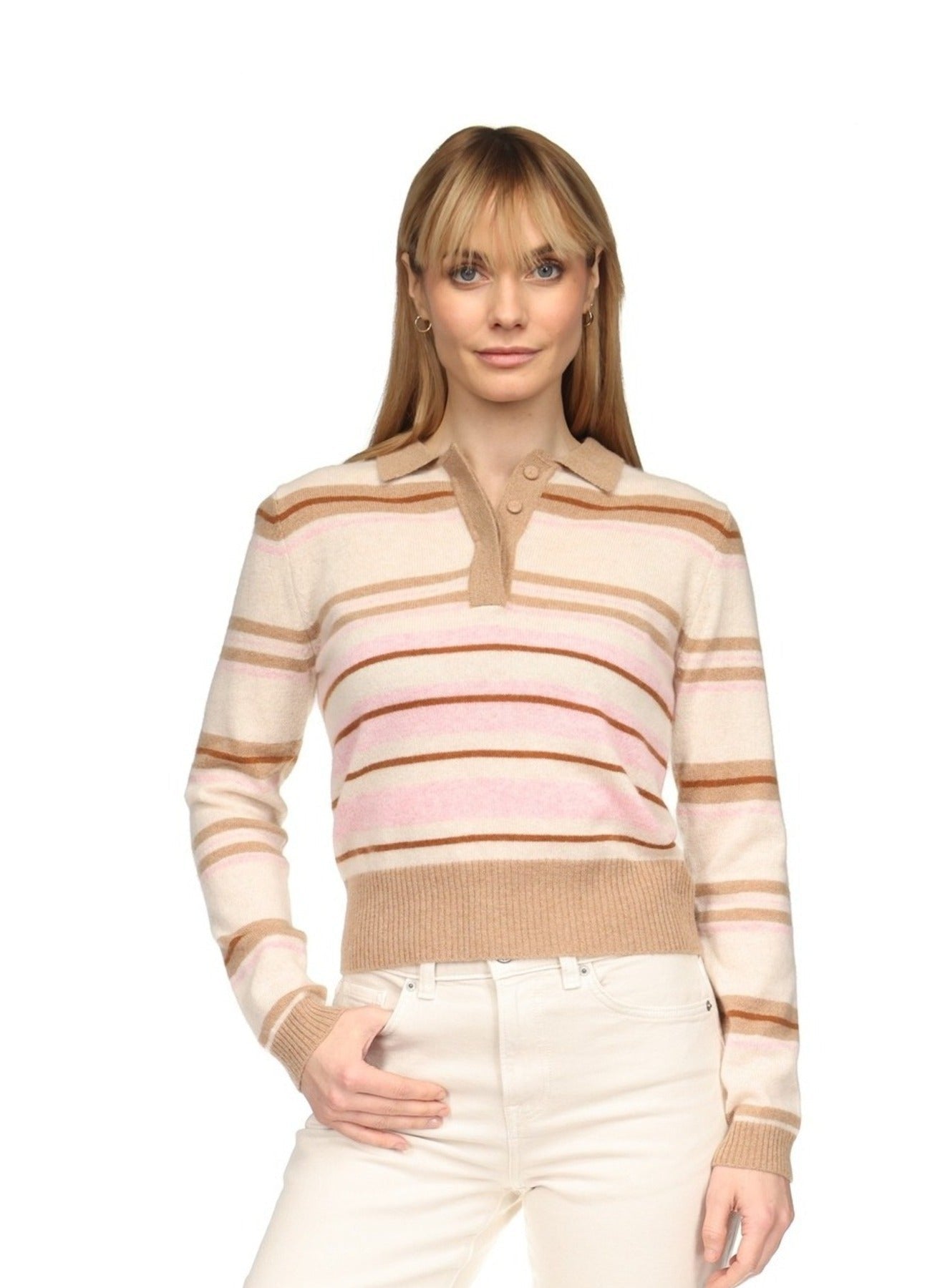 SLIM FIT STRIPEY POLO - Amor Lafayette