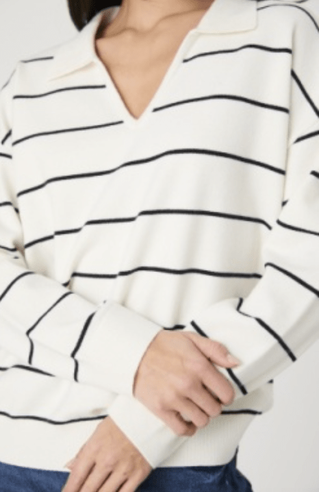 Sloane Knit Stripe Pullover - Amor Lafayette