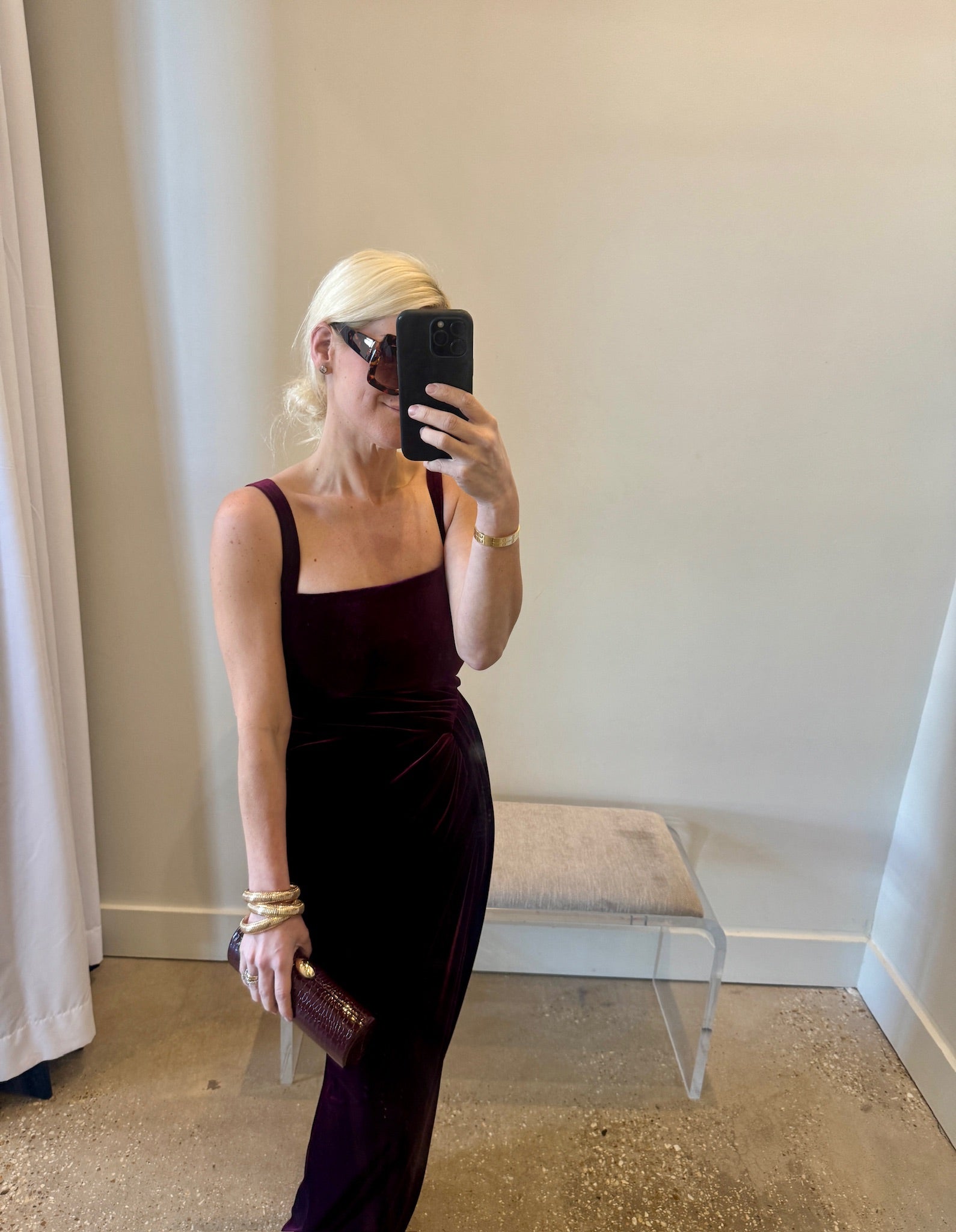 Smashing Berry Domino Gown - Amor Lafayette