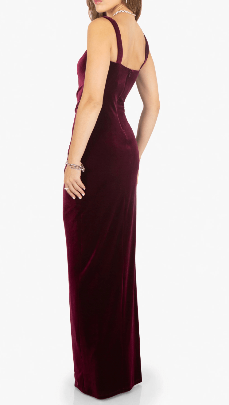 Smashing Berry Domino Gown - Amor Lafayette