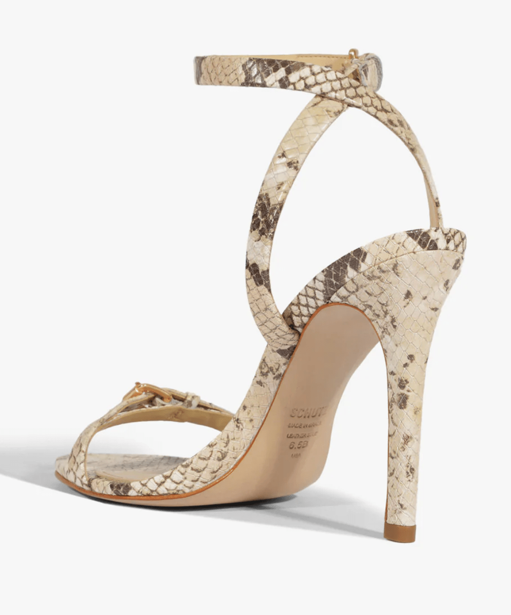 Snake Print Aurora Heel - Amor Lafayette