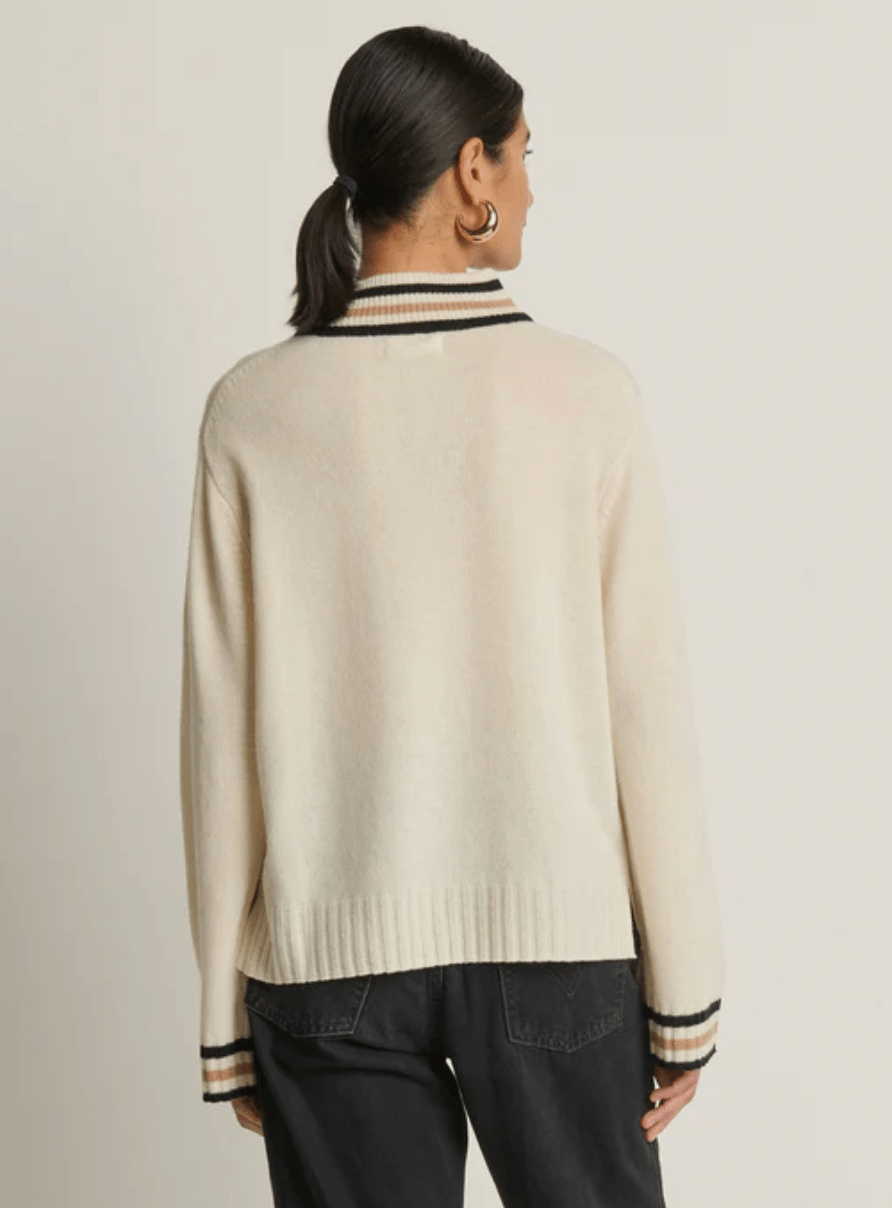 Snowflake Tommie Mock Neck Sweater - Amor Lafayette
