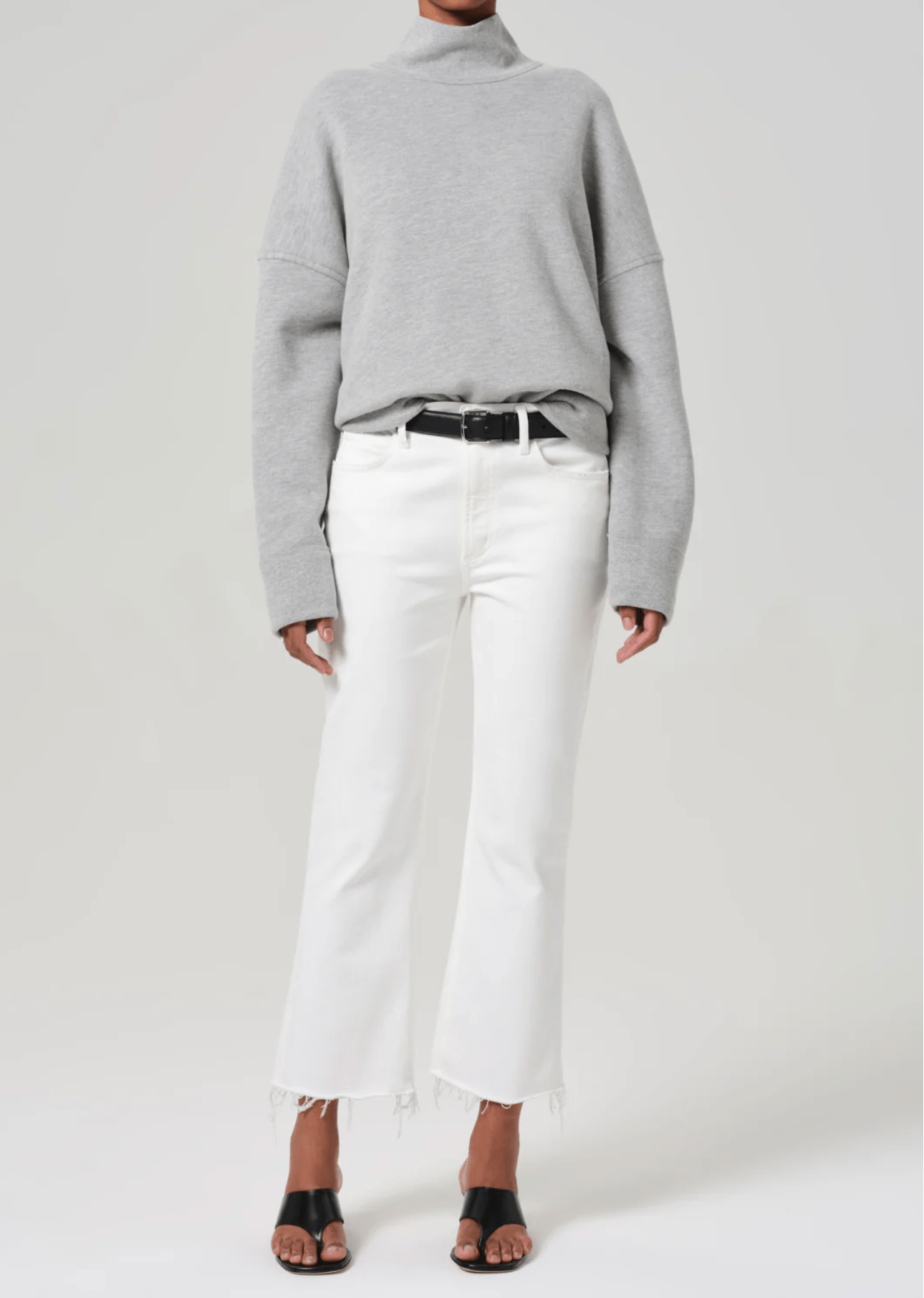 Soft White Isola Cropped Boot - Amor Lafayette