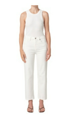 Soft White Palma Straight Jean - Amor Lafayette