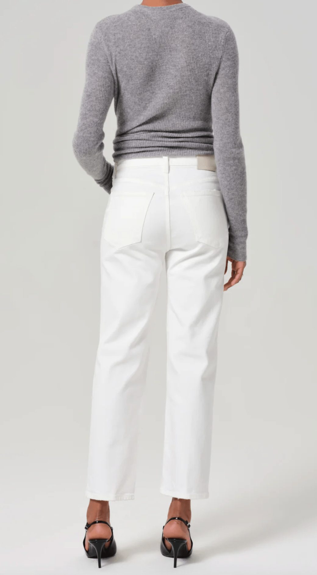 Soft White Palma Straight Jean - Amor Lafayette