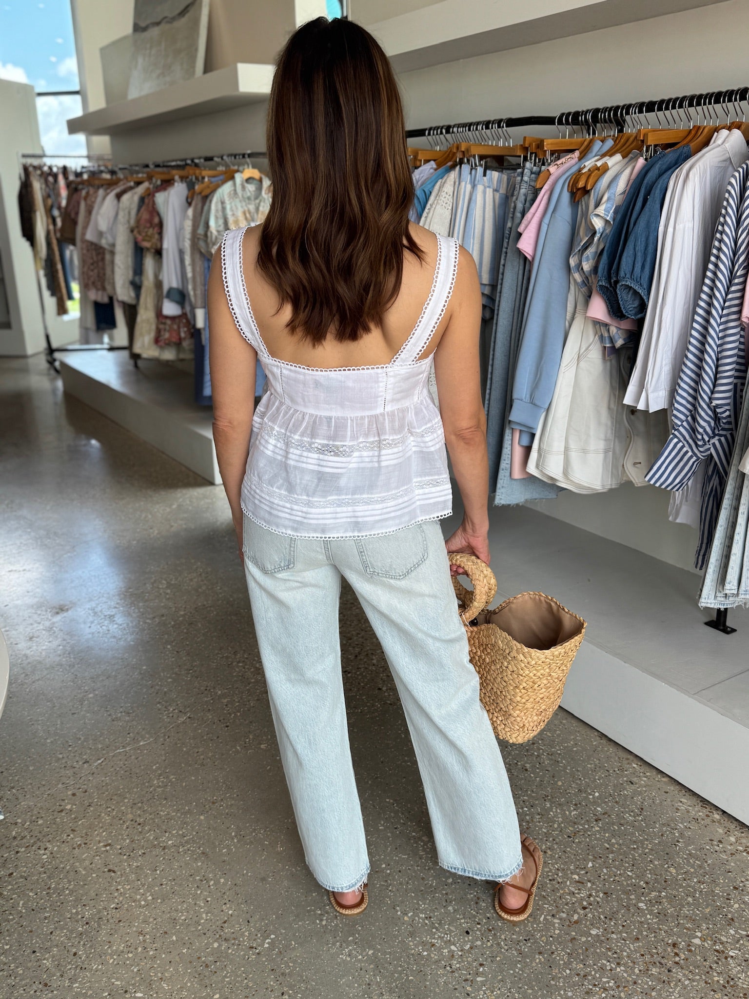 Solstice Distressed Lexi Mid Rise Jeans - Amor Lafayette