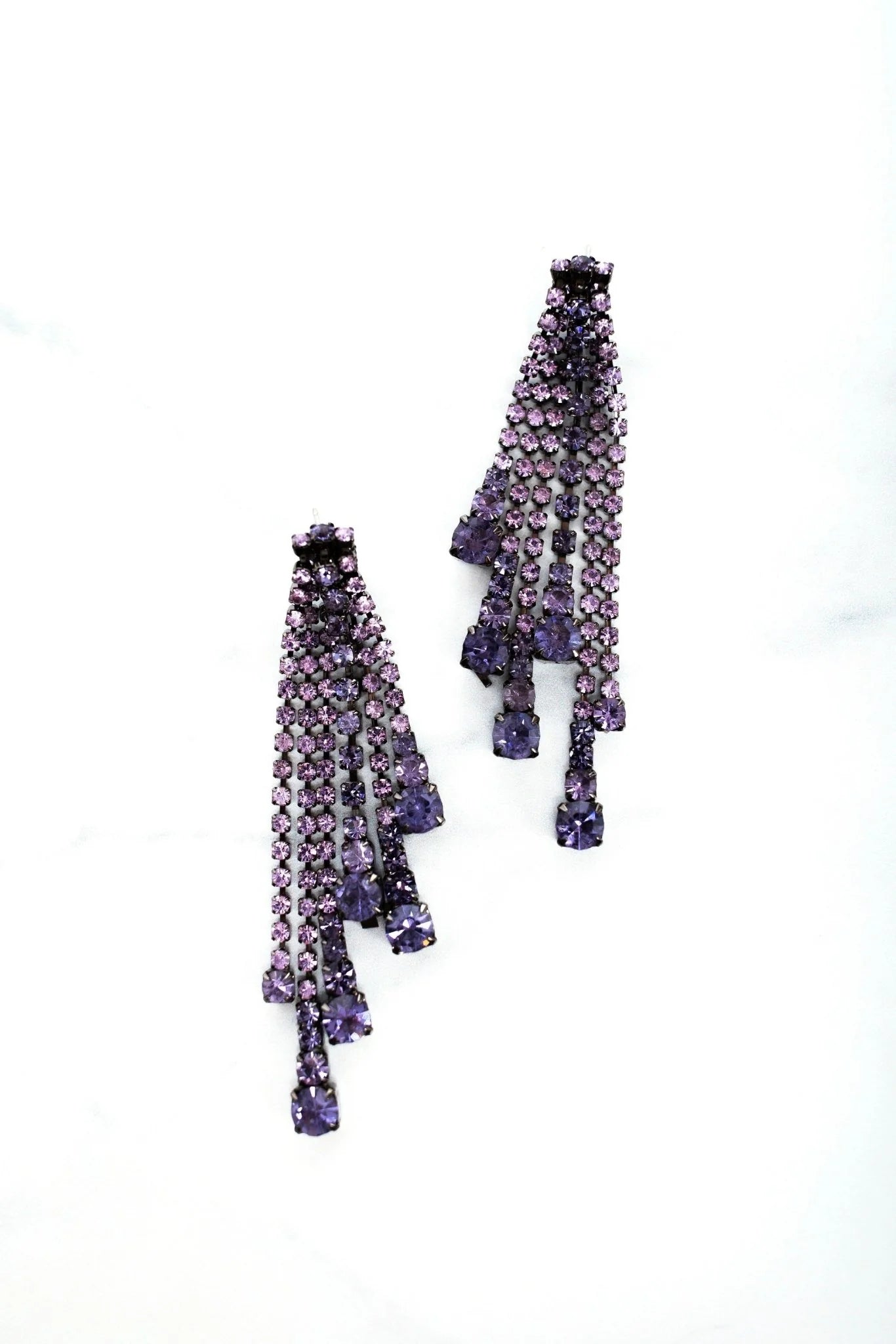Purple Sophia Earrings