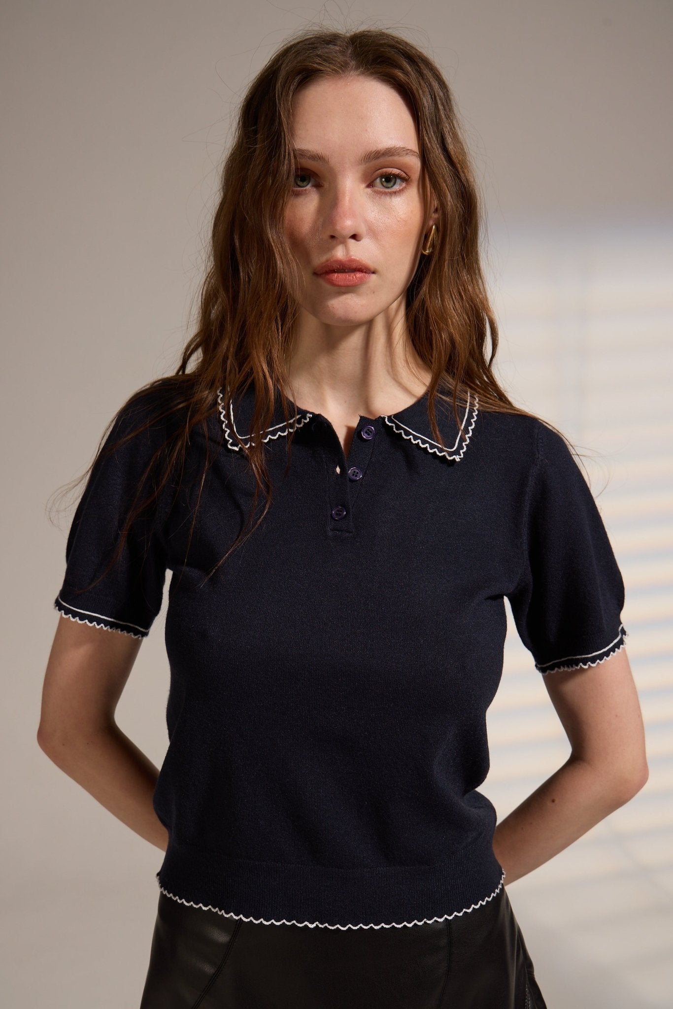 SPRINGSTEEN KNIT POLO - Amor Lafayette