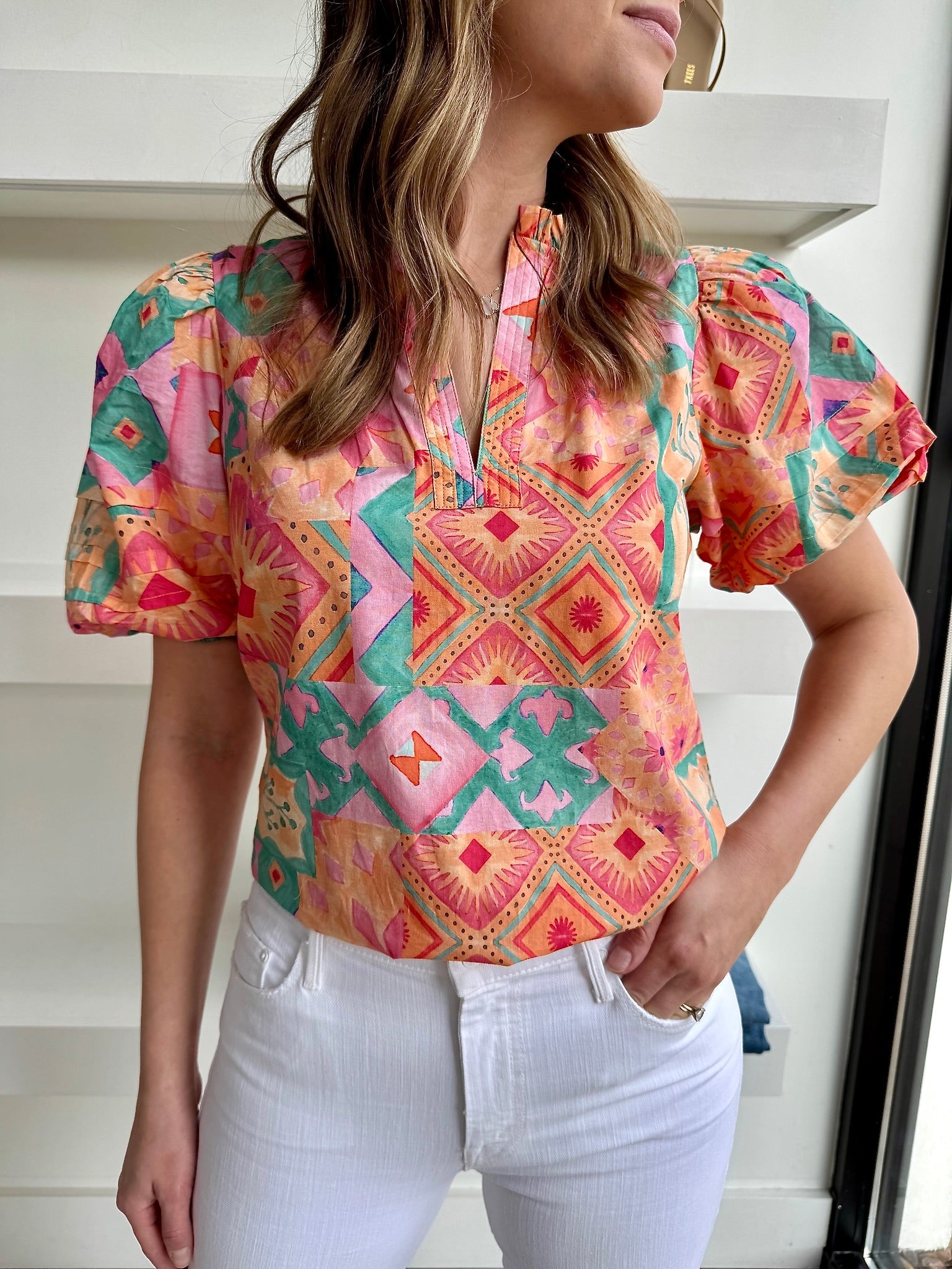 St. Lucia Alix Blouse - Amor Lafayette