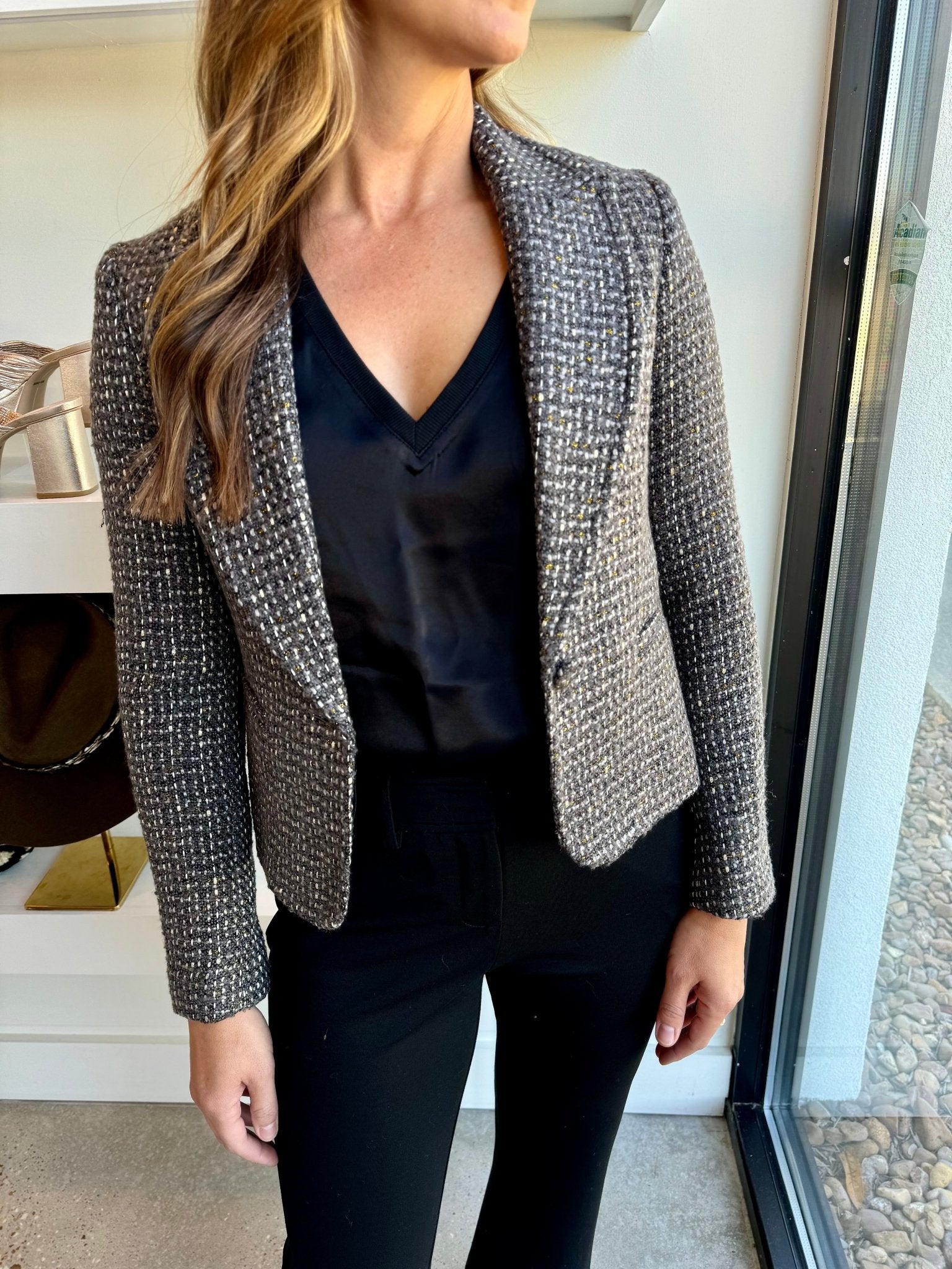 Steel Milo Blazer - Amor Lafayette