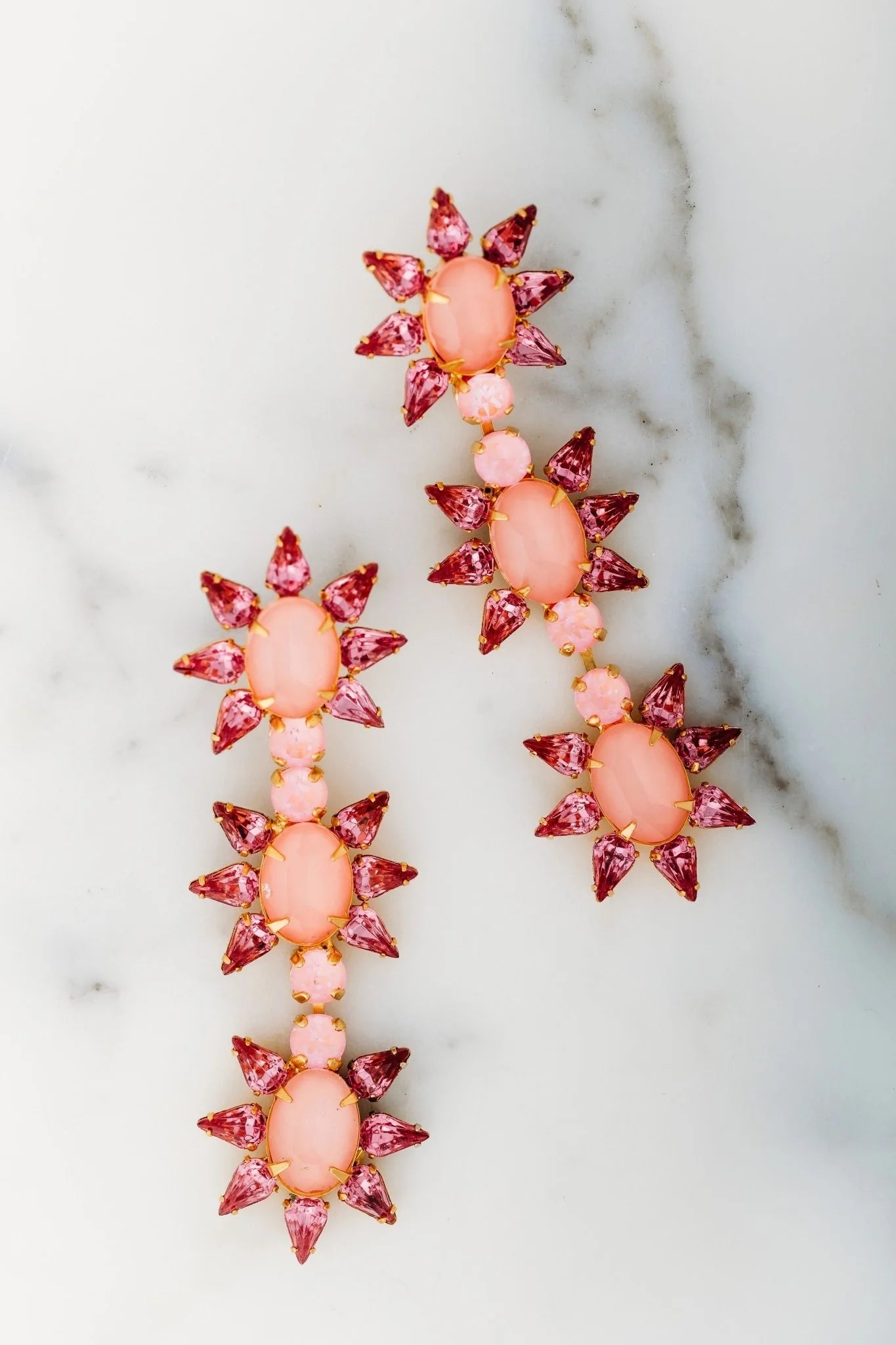 Pink Steora Earrings