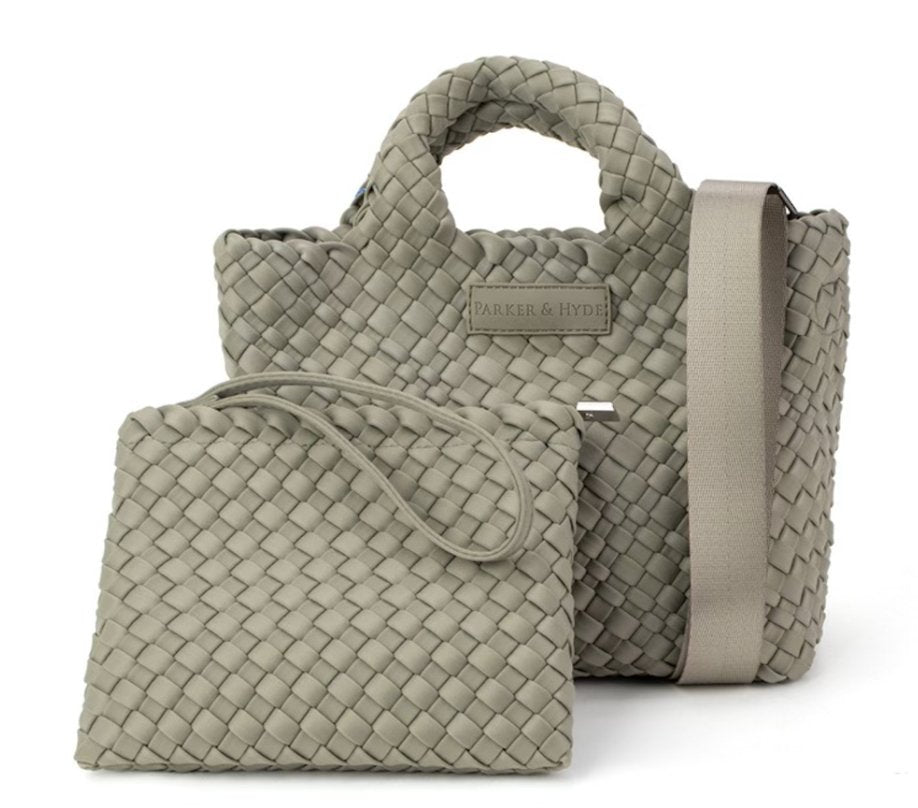 Stone Woven Mini Tote - Amor Lafayette