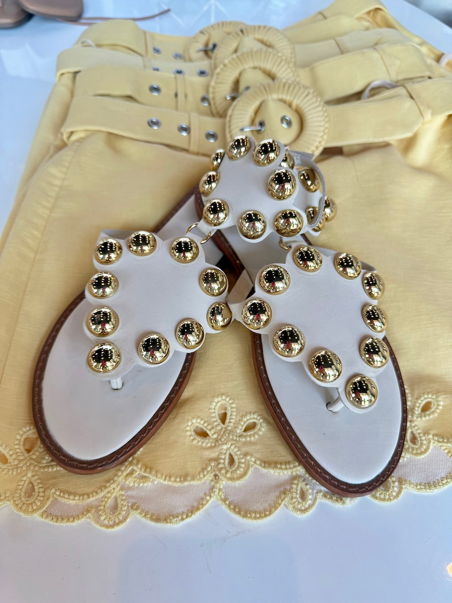 Sugar White Mist Sandal - Amor Lafayette