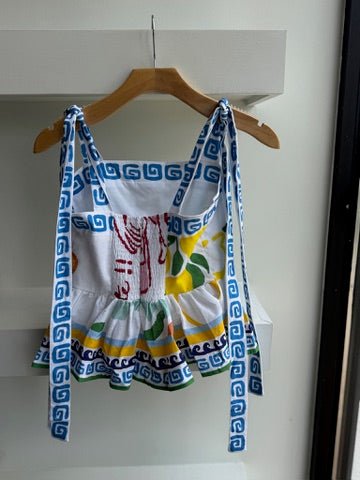 Summer Spritz Harley Peplum Top - Amor Lafayette