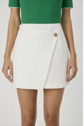 Summer White Birdie Linen Skirt - Amor Lafayette