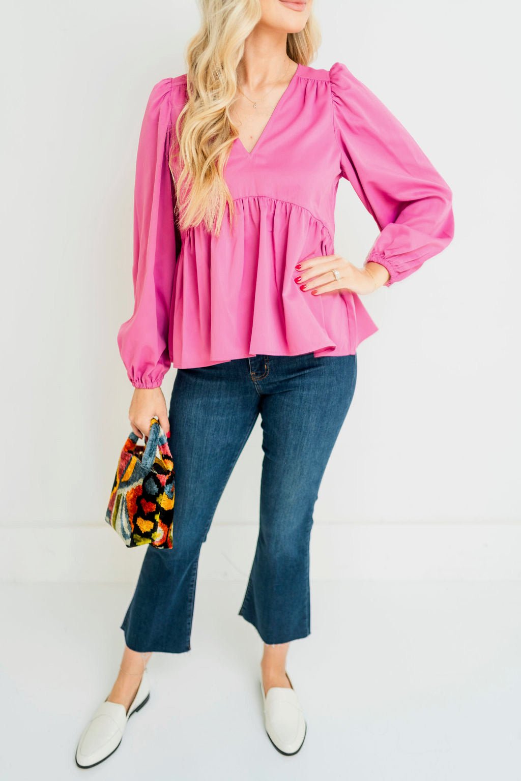 Super Pink Walton Top - Amor Lafayette