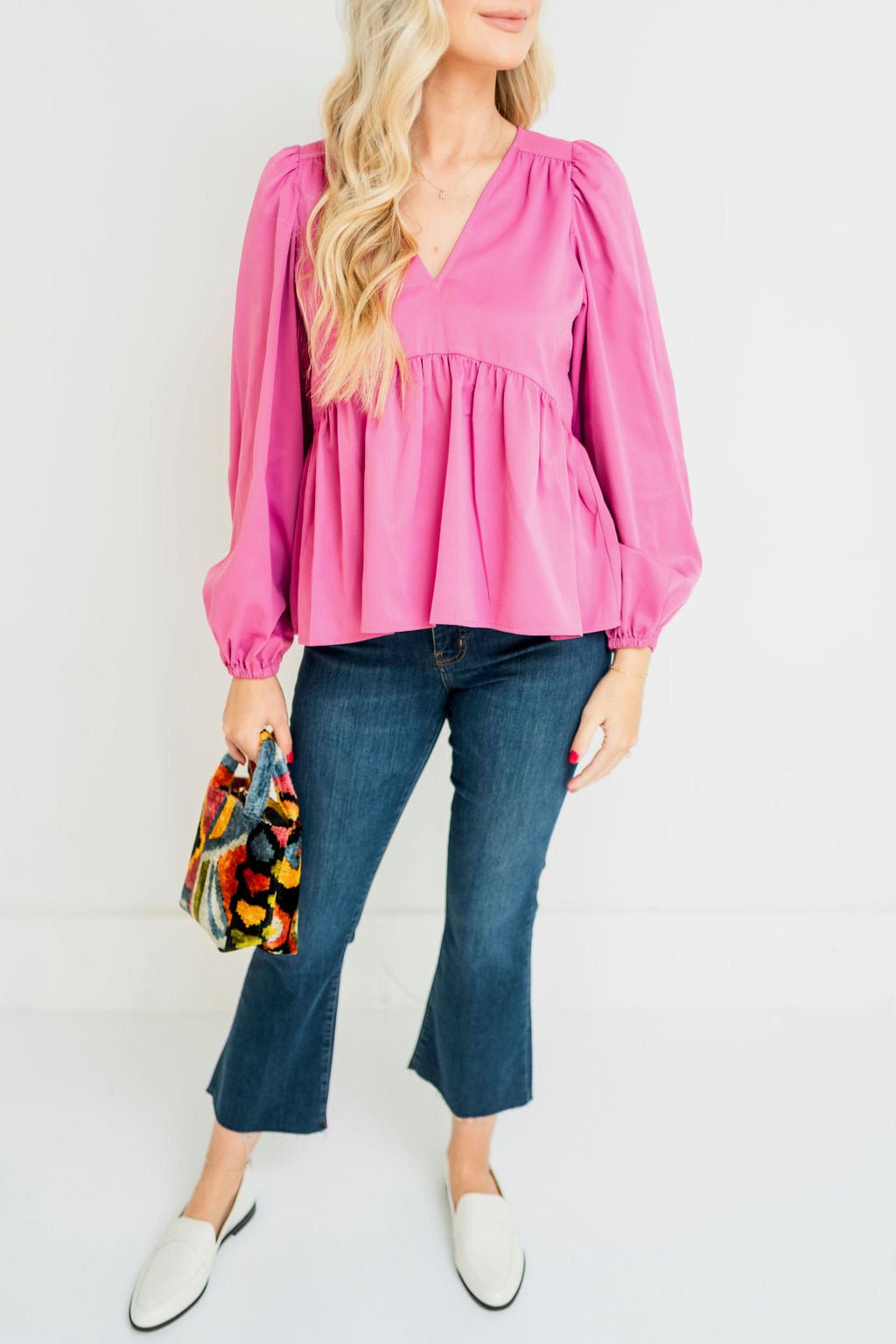 Super Pink Walton Top - Amor Lafayette