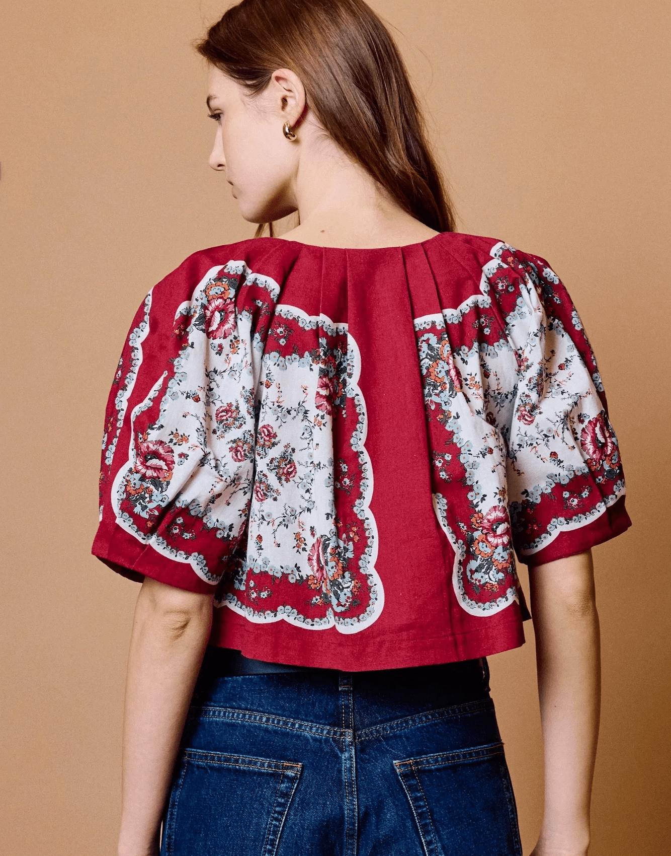 SYLVIA TOP in VIRELLE PRINT - Amor Lafayette