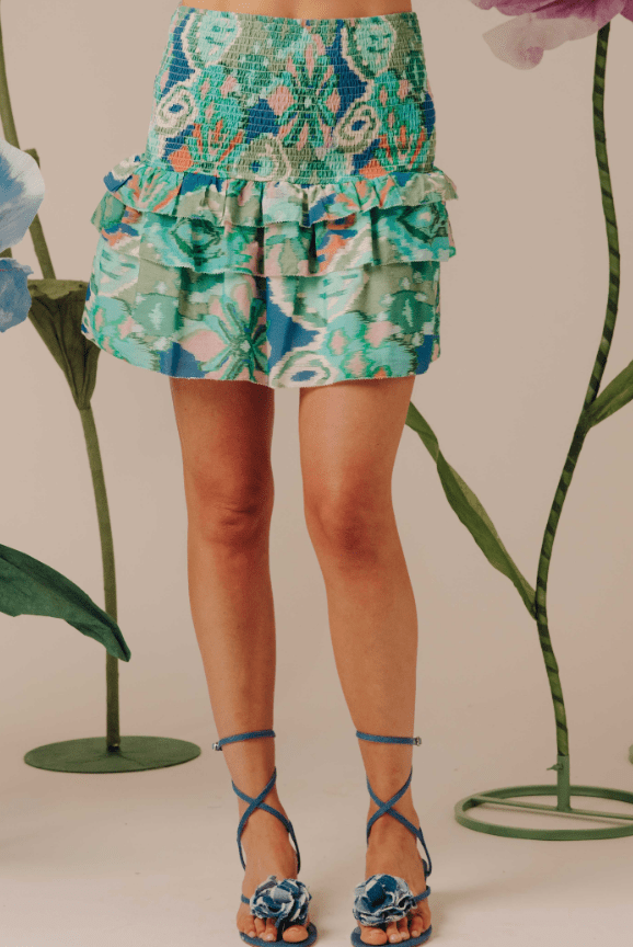 Symphonic Ikat Bermuda Vera Skirt - Amor Lafayette