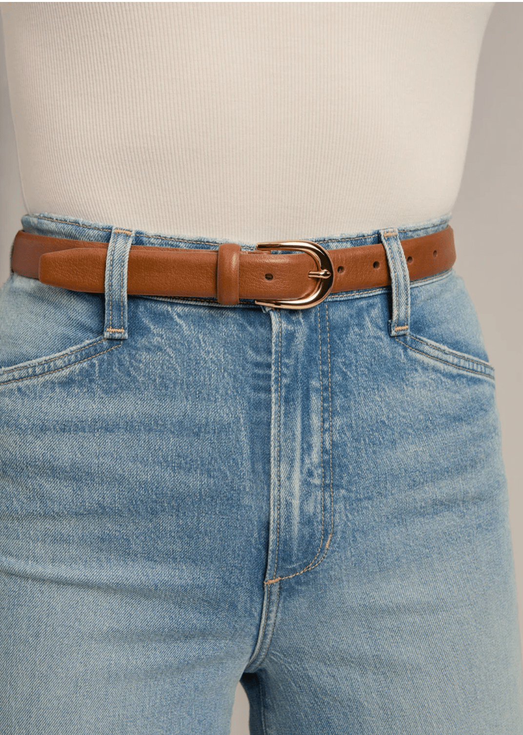 Tan/Gold Favorite Belt - Amor Lafayette