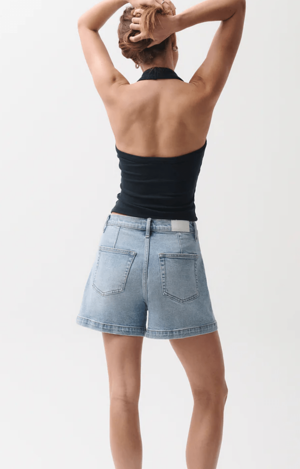 Terrace Aoki High Rise A - Line Short w/Dart Details - Amor Lafayette