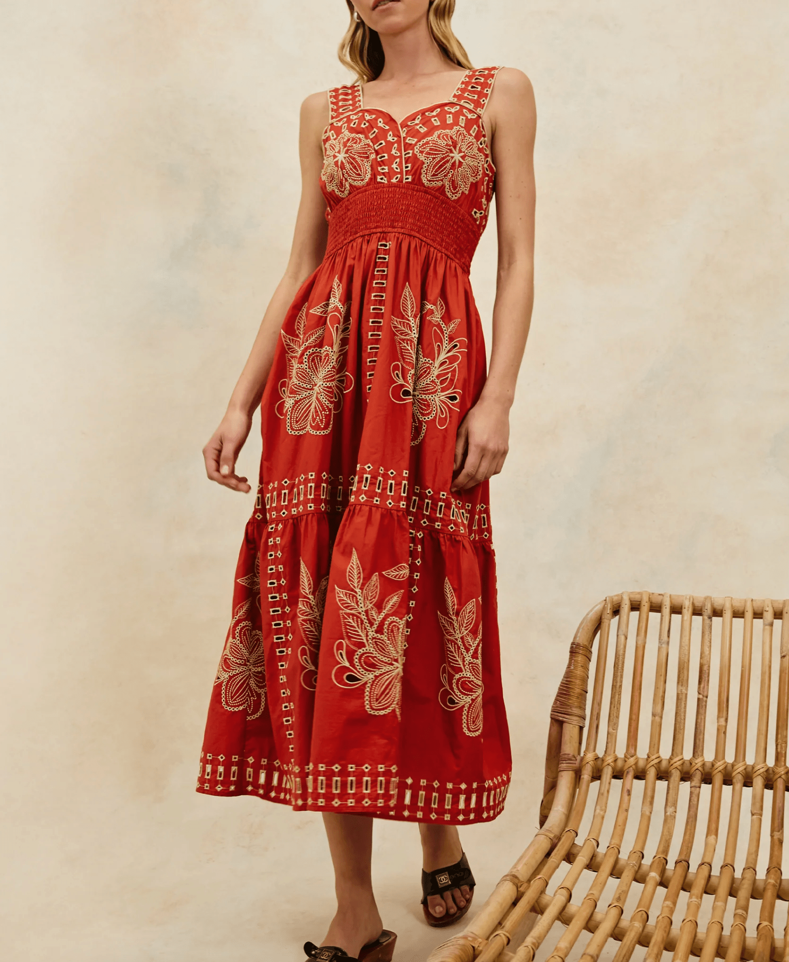 Terracotta Fawn Dress - Amor Lafayette