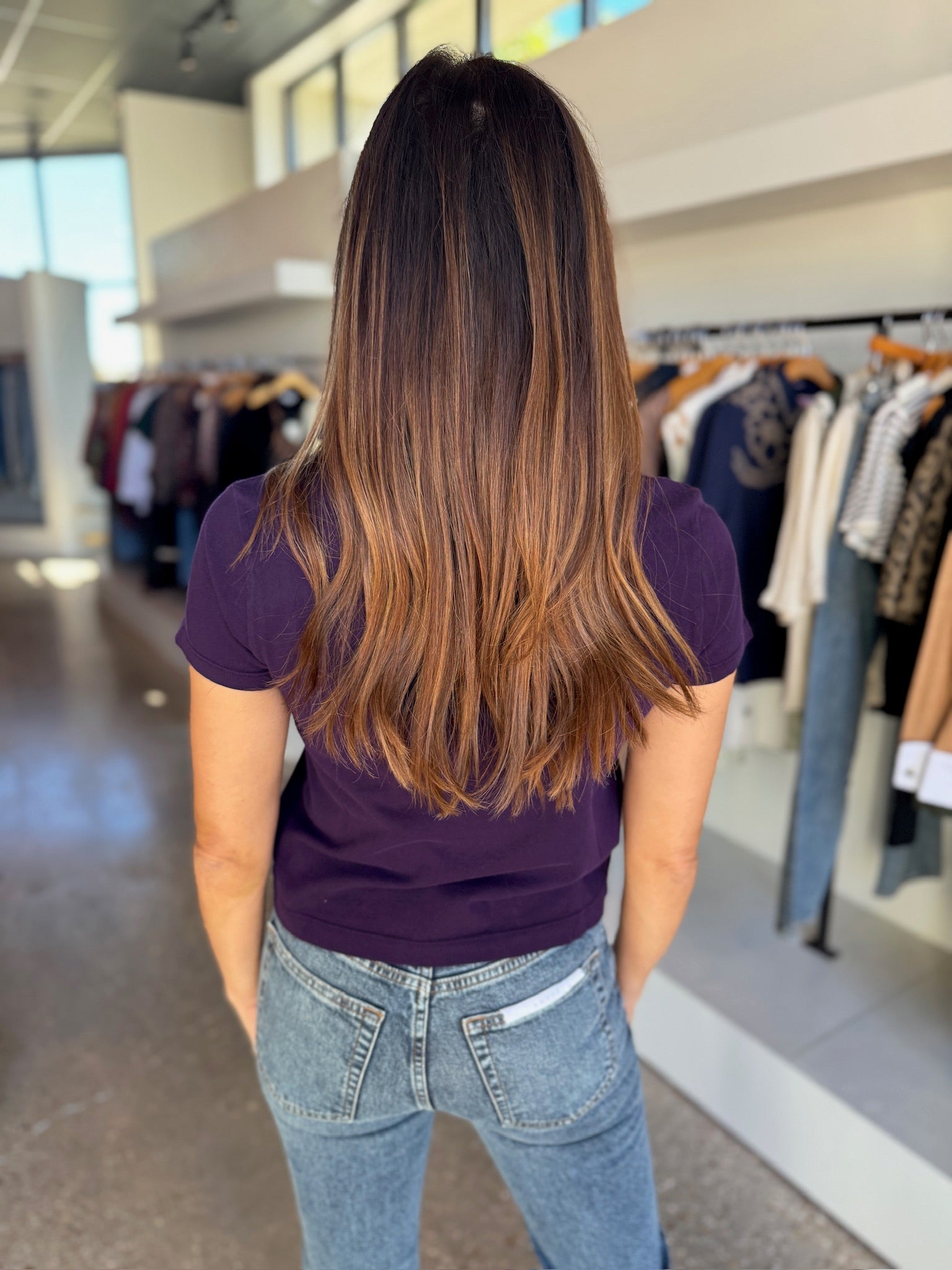 The Baby Tee in Royal Purple - Amor Lafayette