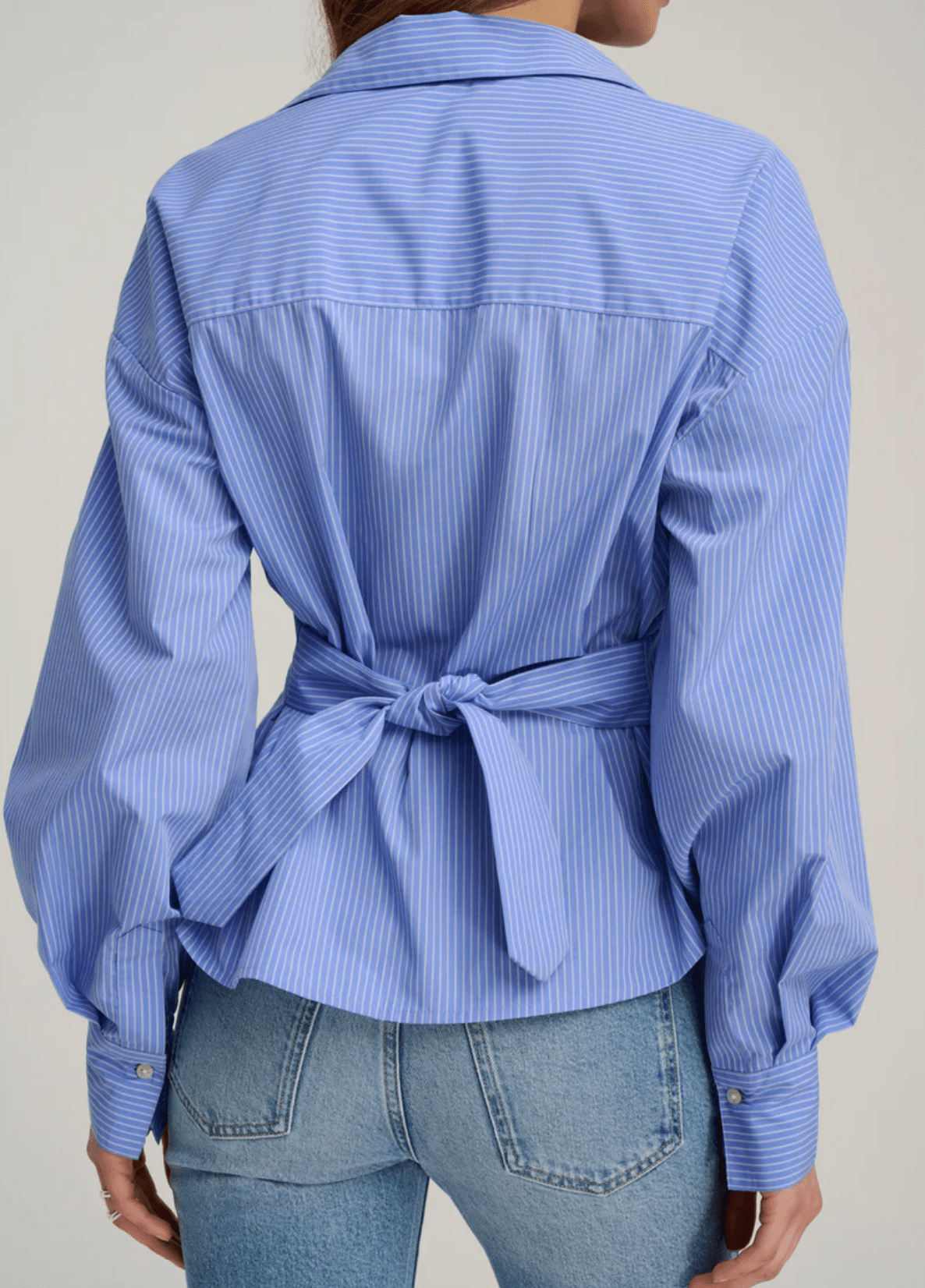 The Back Story Shirt Blue/White Stripe - Amor Lafayette