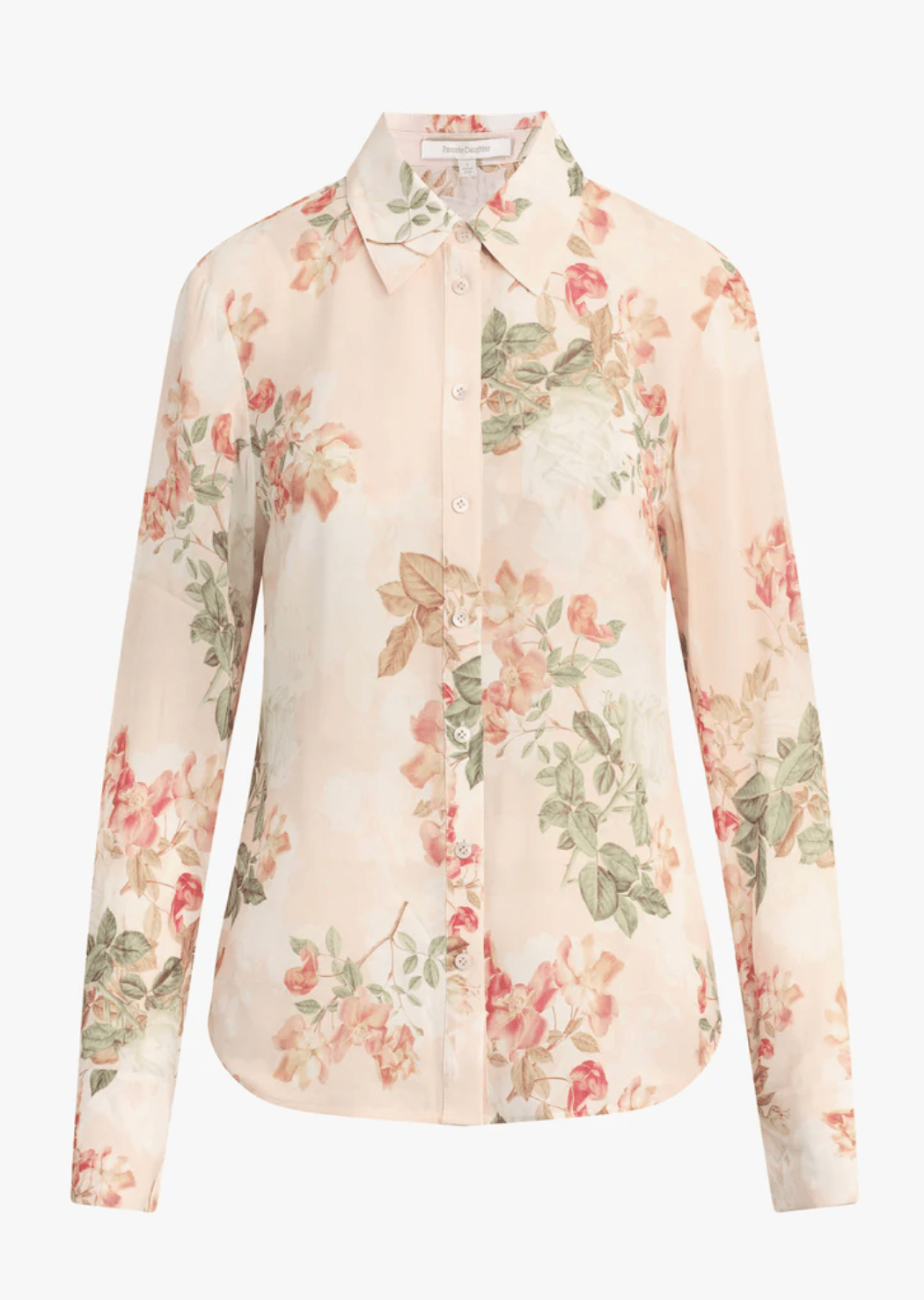 The Bailey Blouse Light Peach - Amor Lafayette