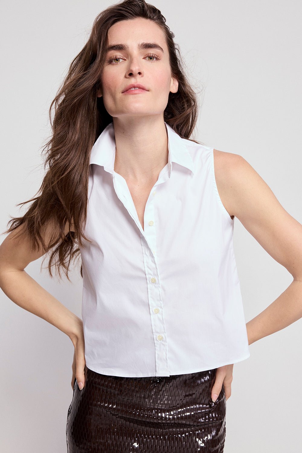 The Boxy Sleeveless Shirt - Amor Lafayette