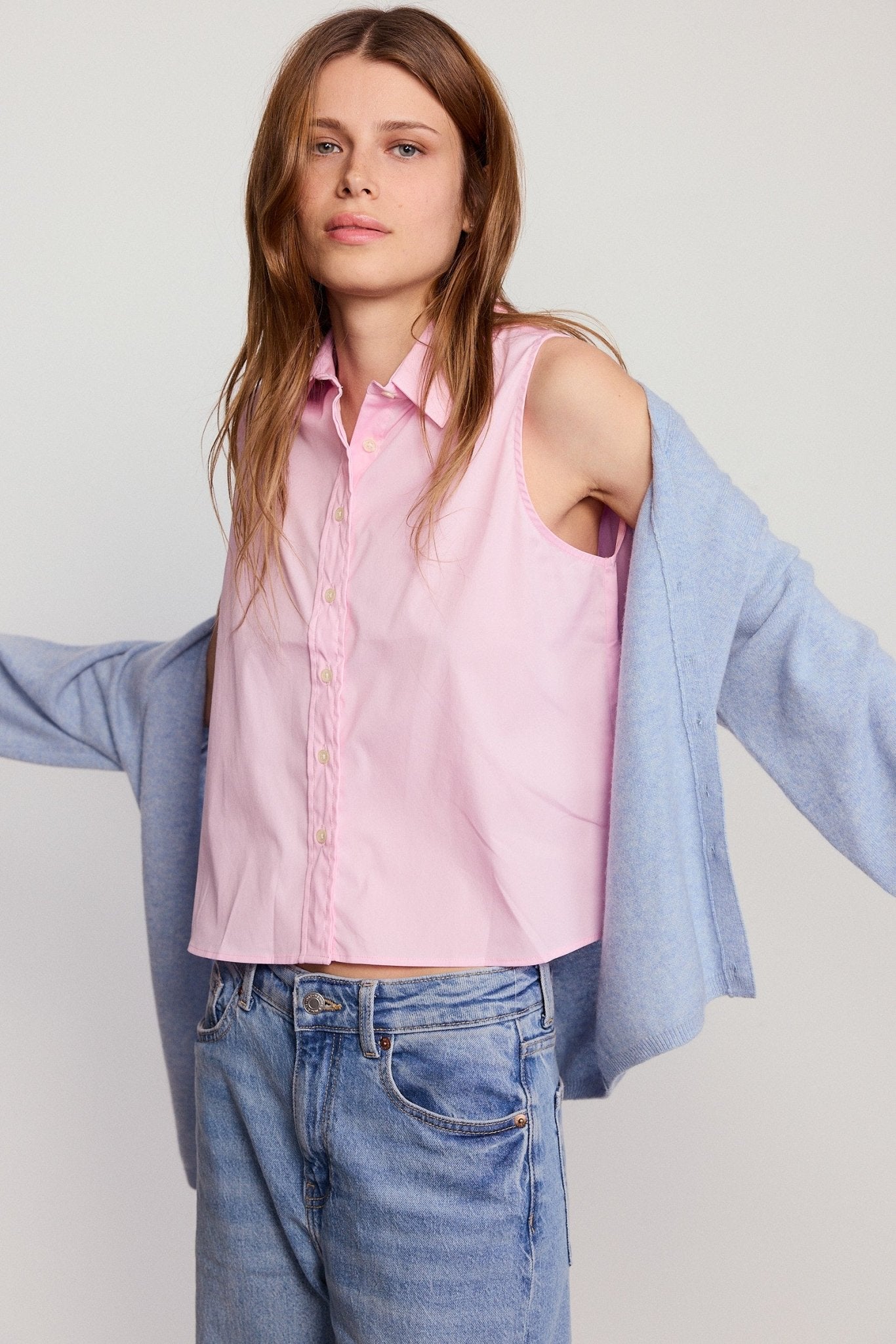 The Boxy Sleeveless Shirt - Amor Lafayette