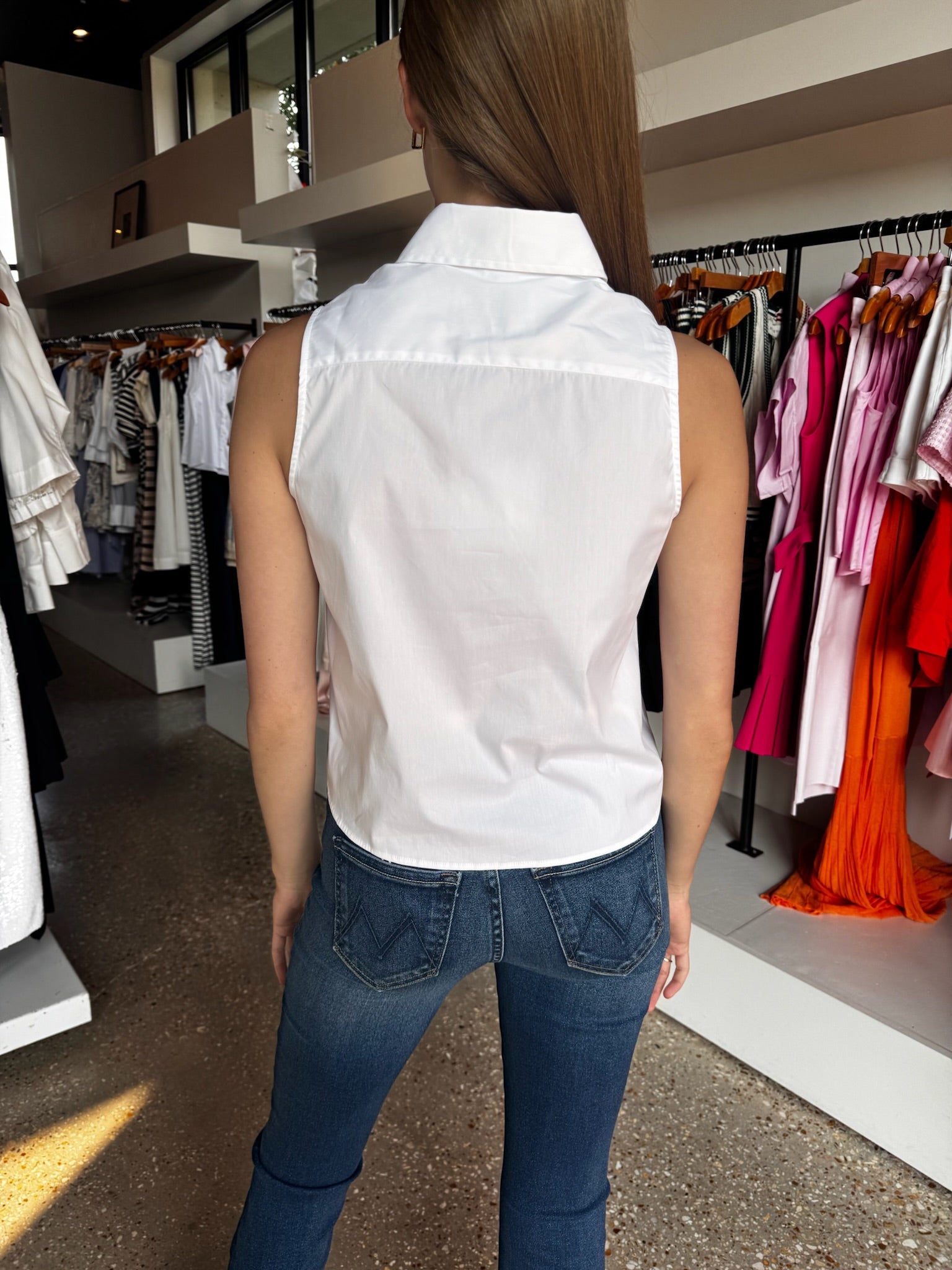 The Boxy Sleeveless Shirt - Amor Lafayette