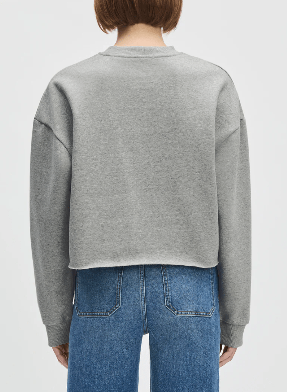 The Cropped Collegiate Sweatshirt - Amor Lafayette