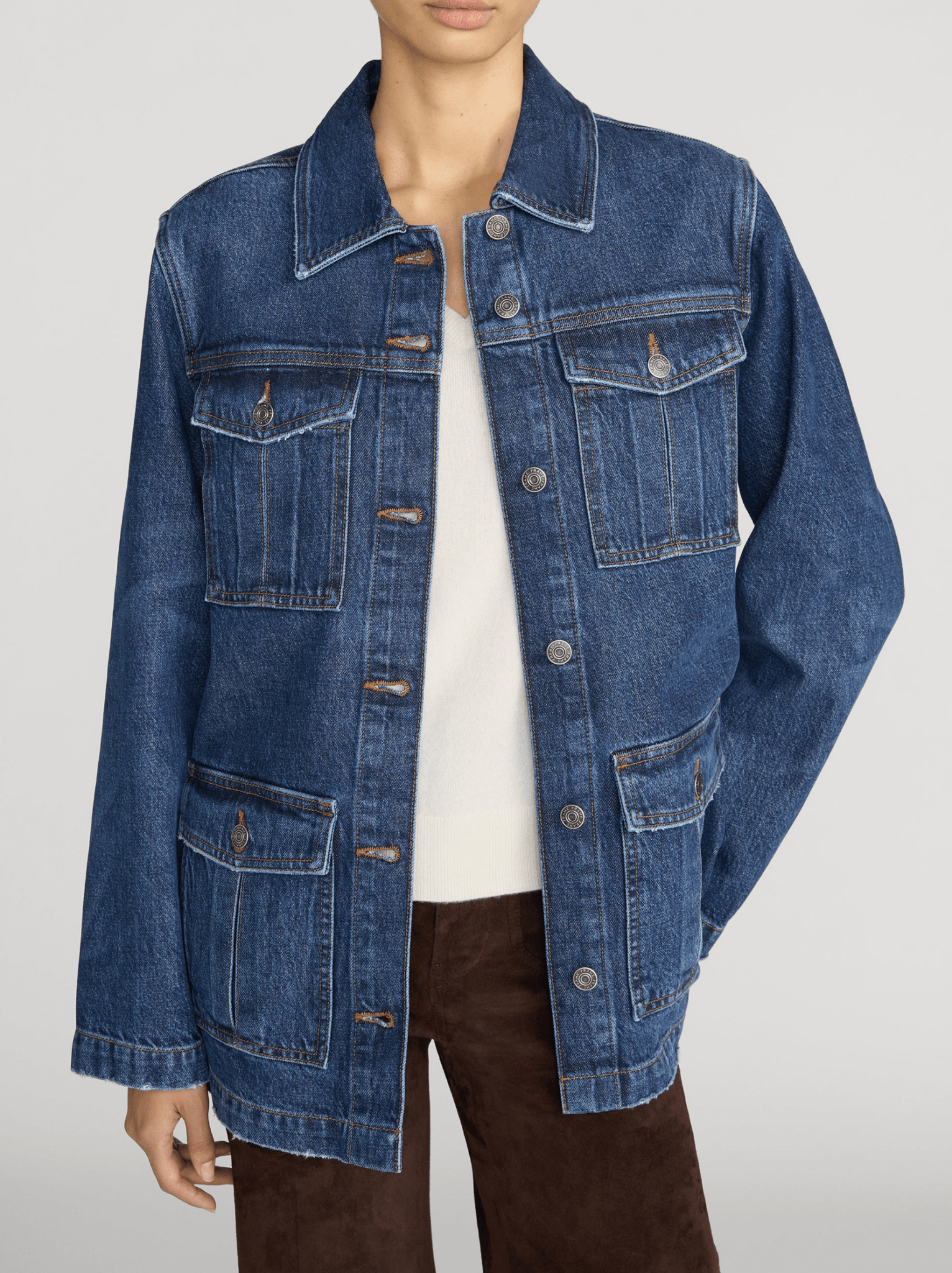 THE DENIM UTILITY JACKET in joyride - Amor Lafayette